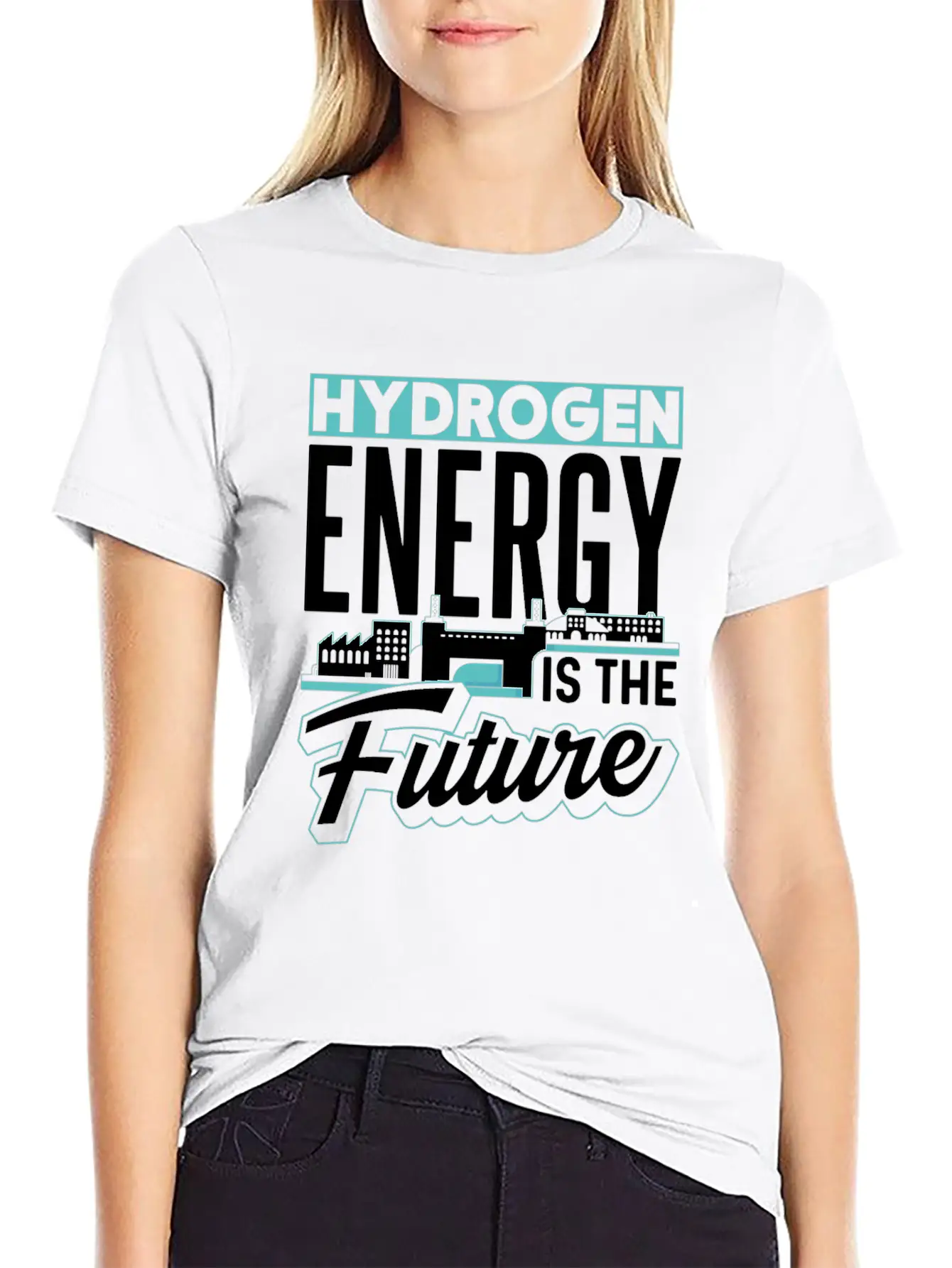 Hydrogen Energy Is The Future Hybrid Periodic Unisex Casual T-Shirt – Clean Design For Daily Comfort