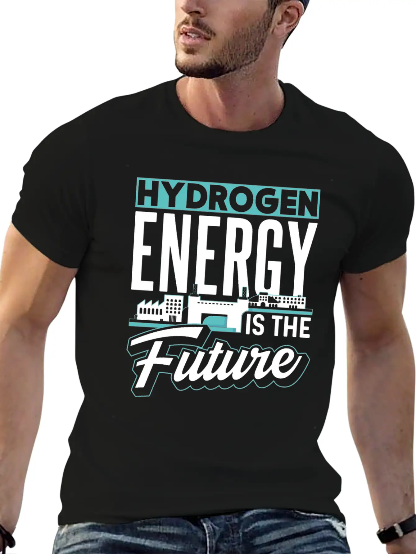 Hydrogen Energy Is The Future Hybrid Periodic Unisex Casual T-Shirt – Clean Design For Daily Comfort