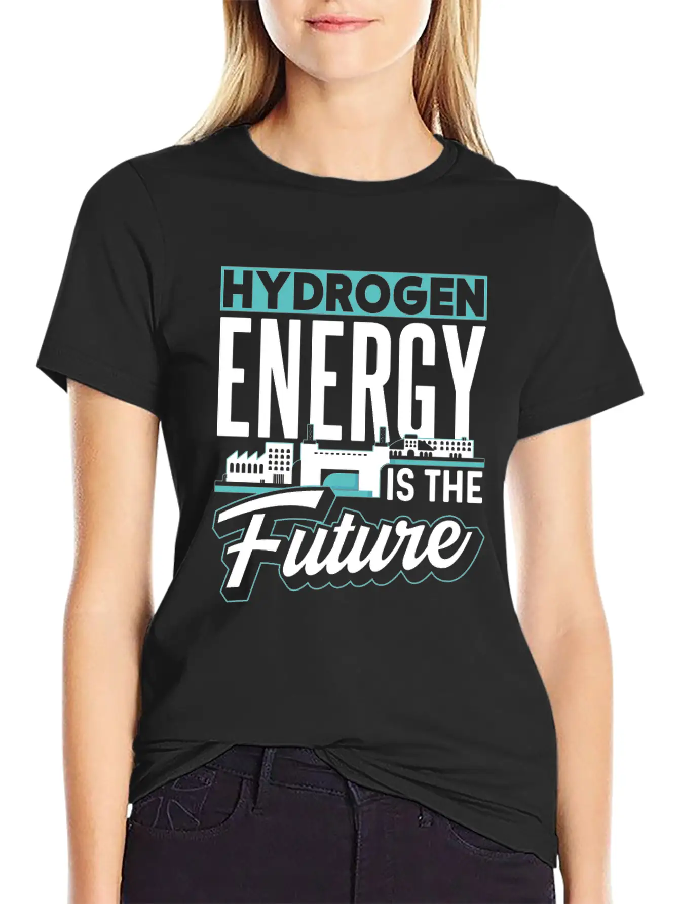 Hydrogen Energy Is The Future Hybrid Periodic Unisex Casual T-Shirt – Clean Design For Daily Comfort