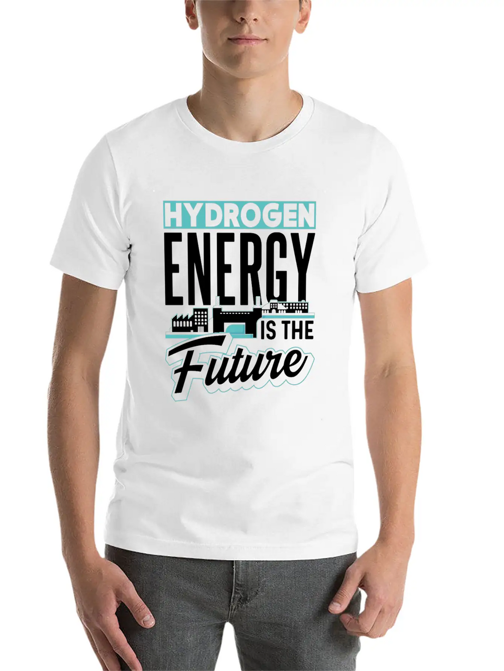 Hydrogen Energy Is The Future Hybrid Periodic Unisex Casual T-Shirt – Clean Design For Daily Comfort