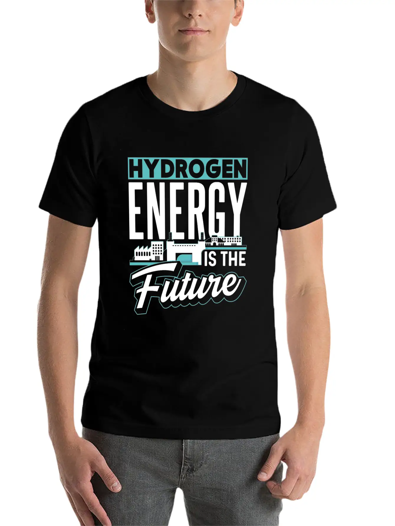 Hydrogen Energy Is The Future Hybrid Periodic Unisex Casual T-Shirt – Clean Design For Daily Comfort