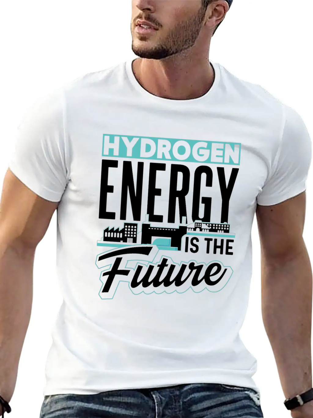 Hydrogen Energy Is The Future Hybrid Periodic Unisex Casual T-Shirt – Clean Design For Daily Comfort