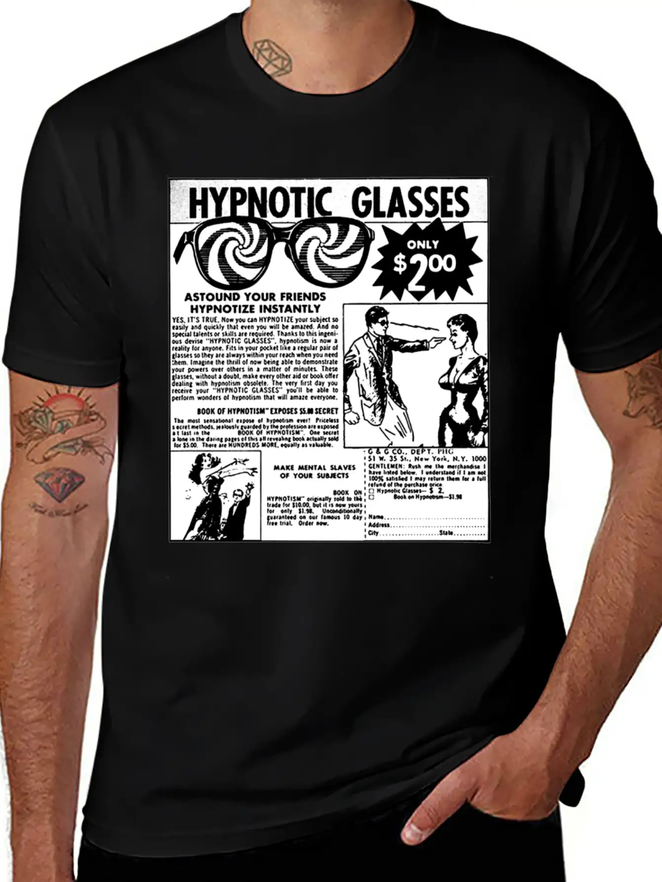Hypnotic Glasses Classic Cotton Tee – Unisex Comfort For Any Season