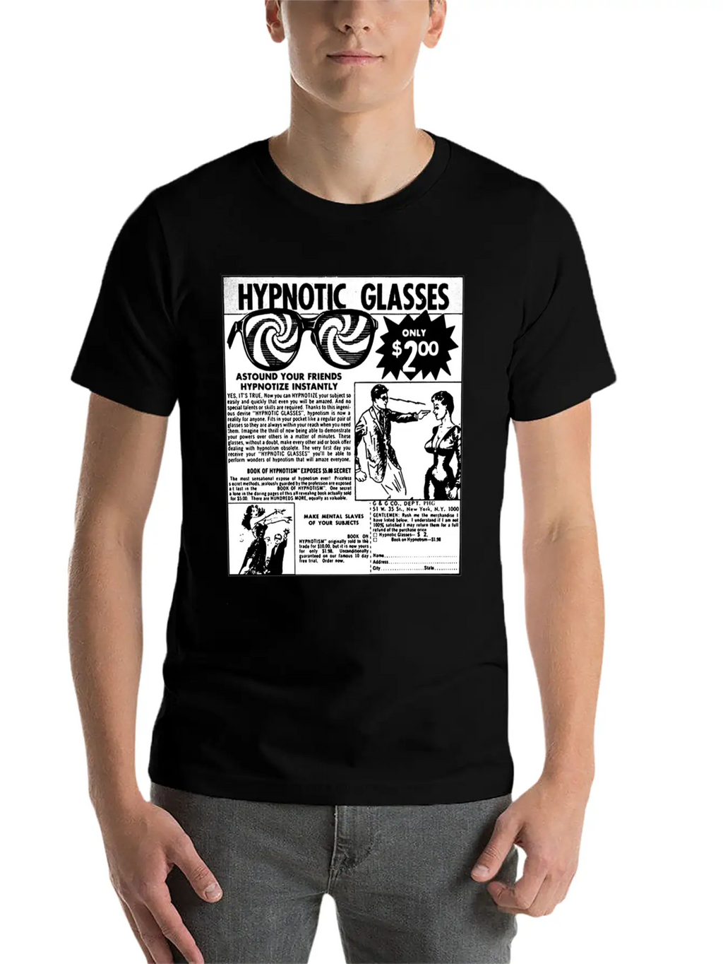 Hypnotic Glasses Classic Cotton Tee – Unisex Comfort For Any Season