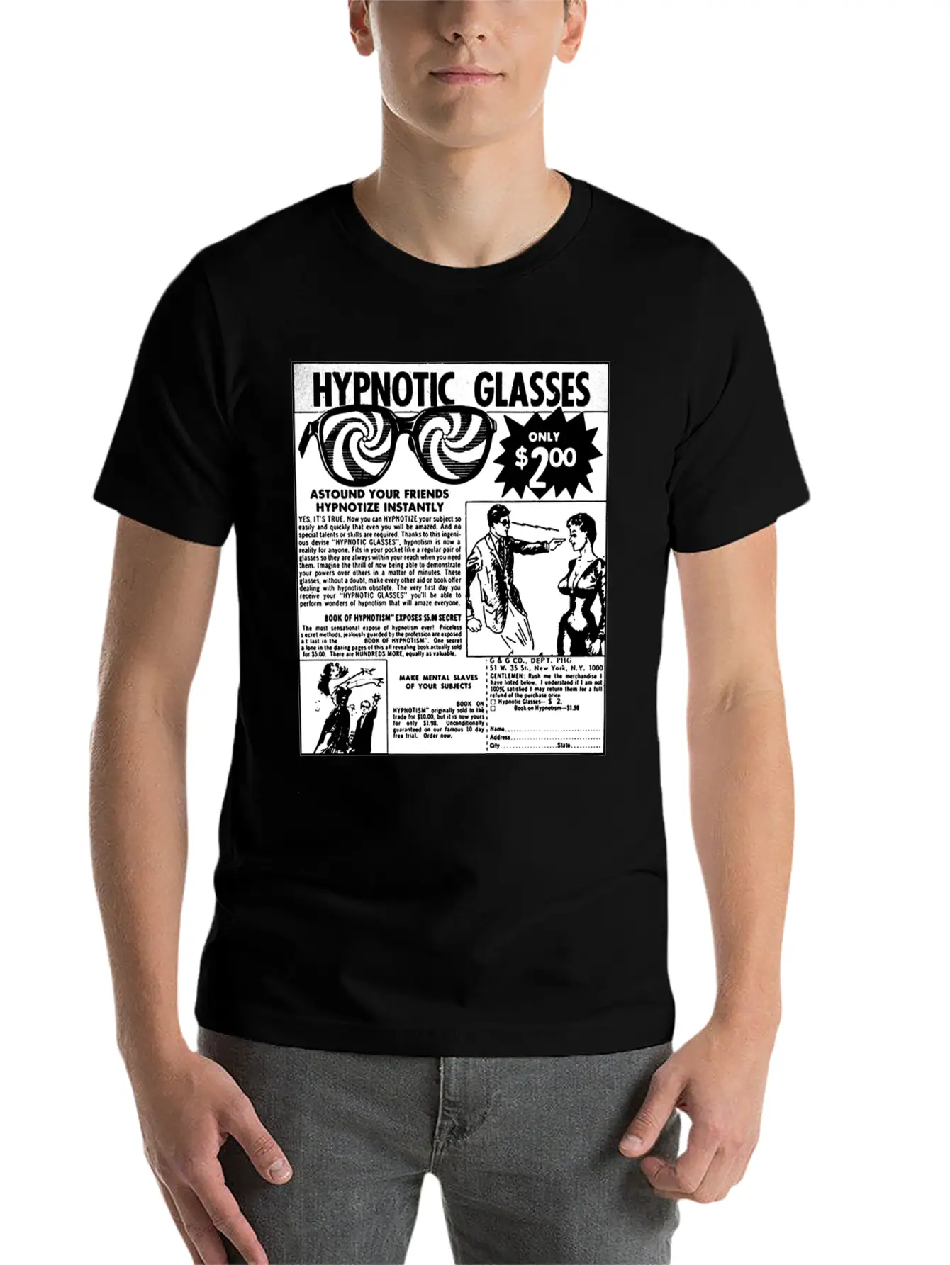 Hypnotic Glasses Classic Cotton Tee – Unisex Comfort For Any Season
