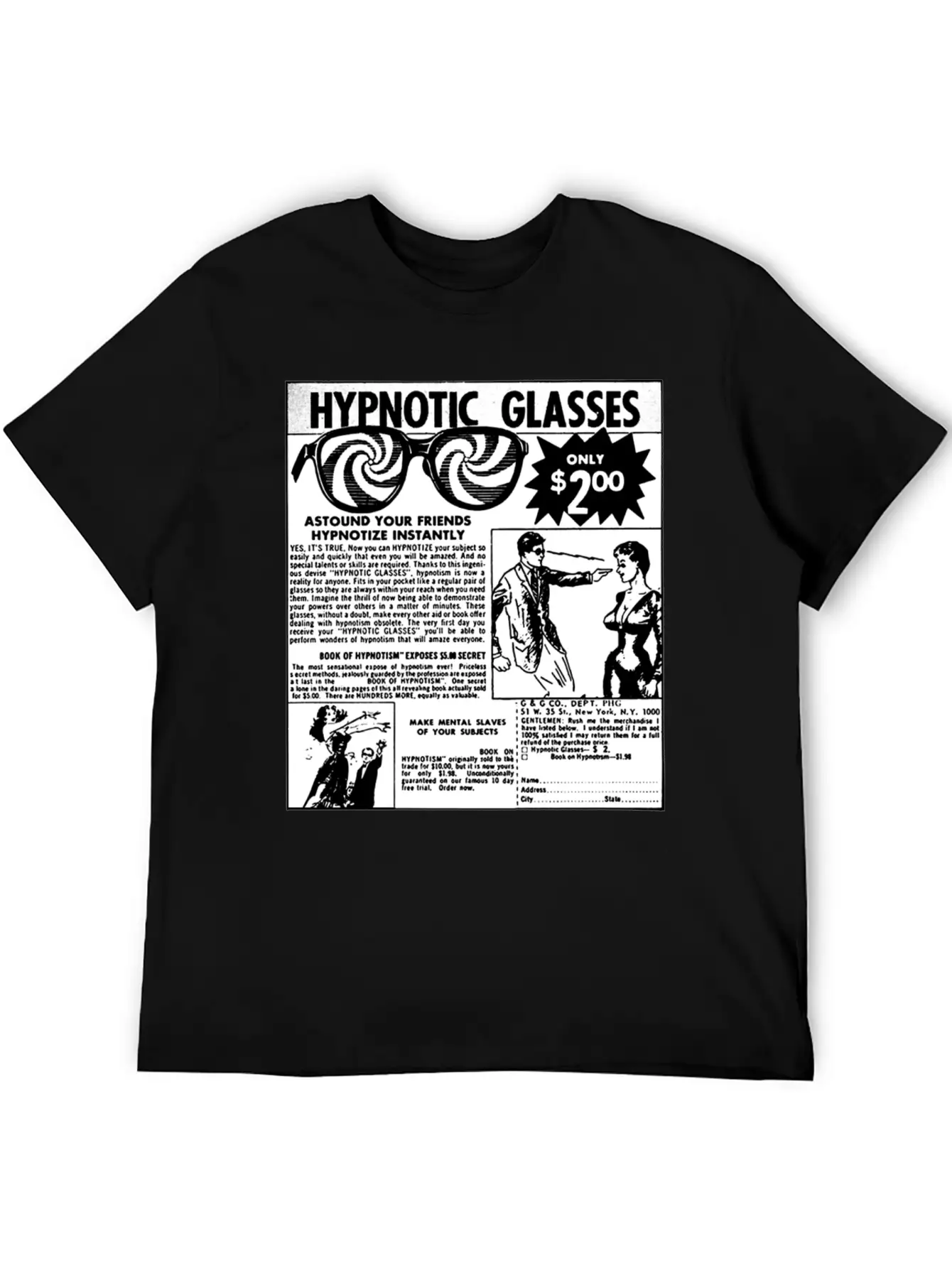 Hypnotic Glasses Classic Cotton Tee – Unisex Comfort For Any Season