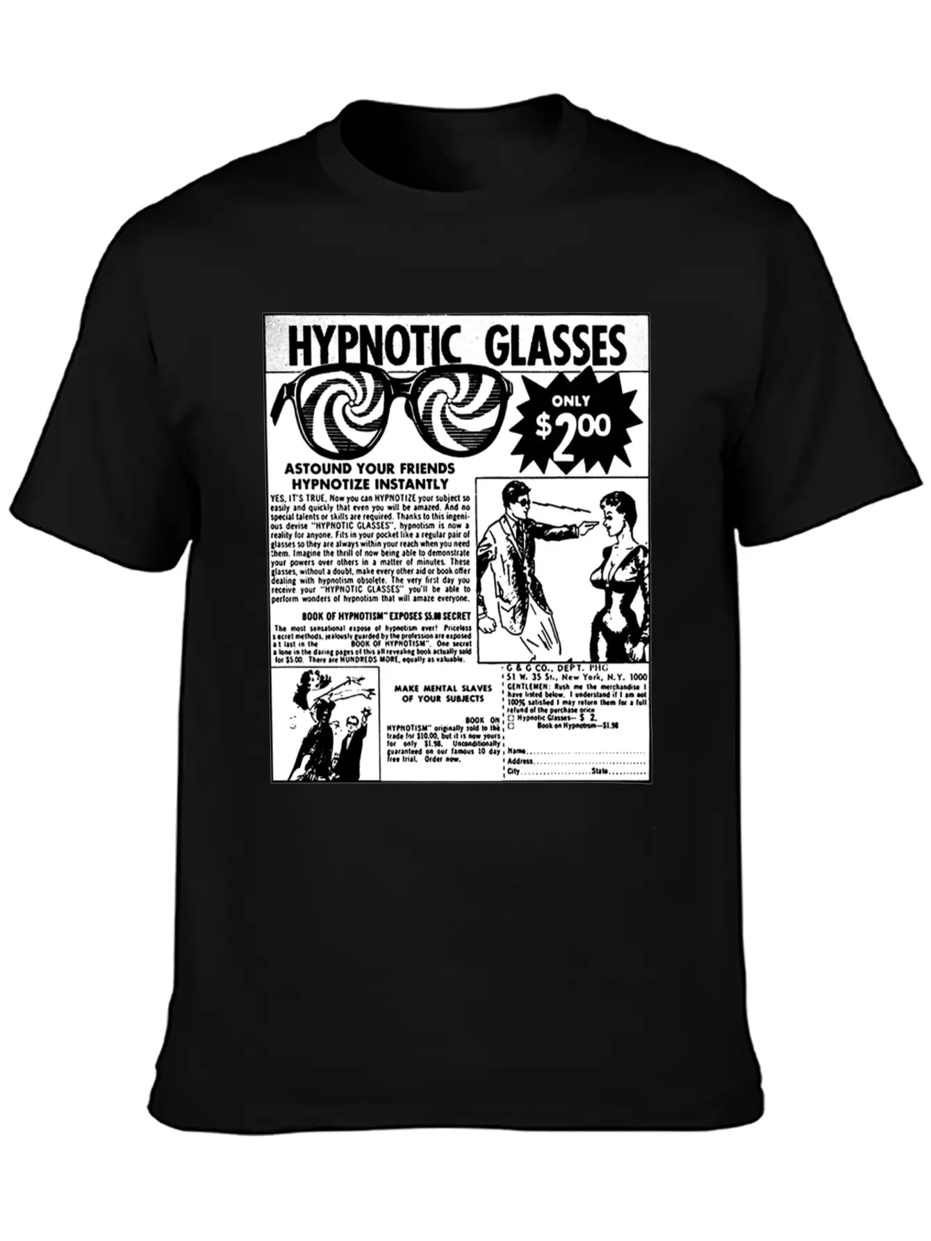 Hypnotic Glasses Classic Cotton Tee – Unisex Comfort For Any Season