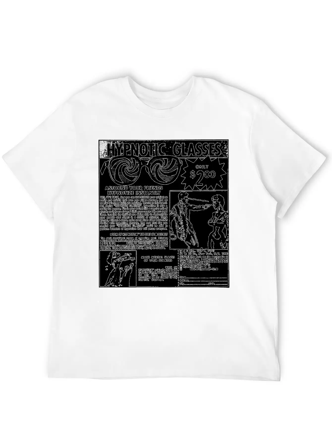 Hypnotic Glasses Classic Cotton Tee – Unisex Comfort For Any Season