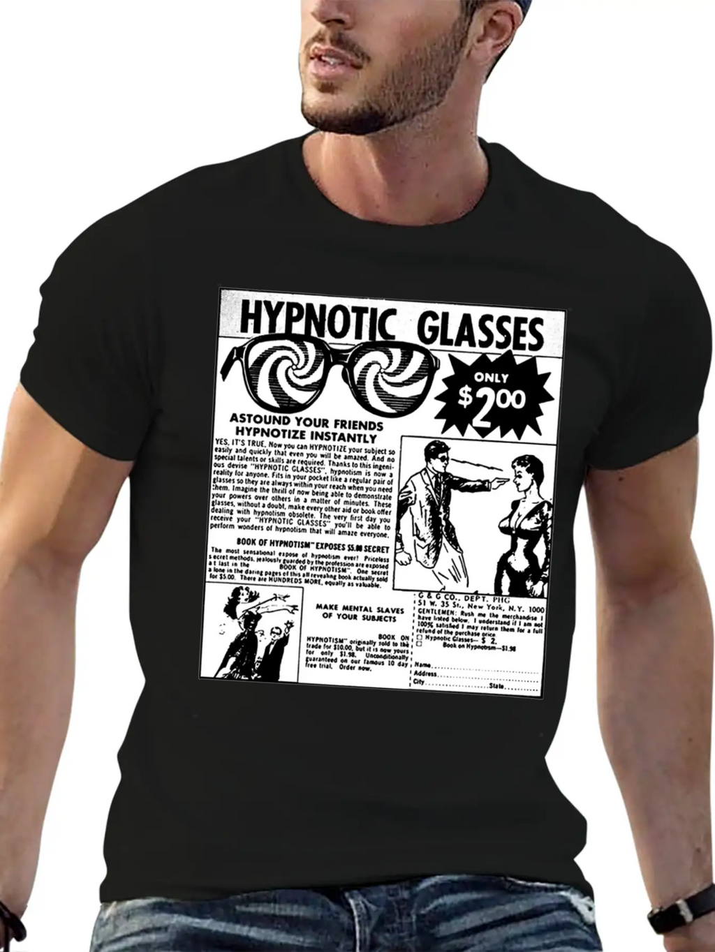 Hypnotic Glasses Classic Cotton Tee – Unisex Comfort For Any Season