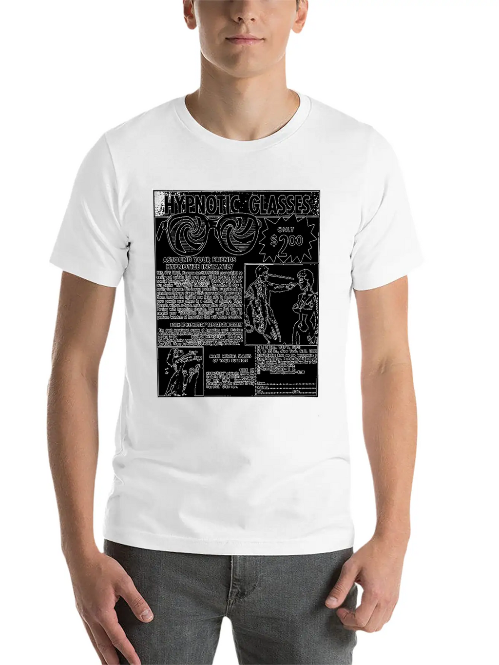 Hypnotic Glasses Classic Cotton Tee – Unisex Comfort For Any Season