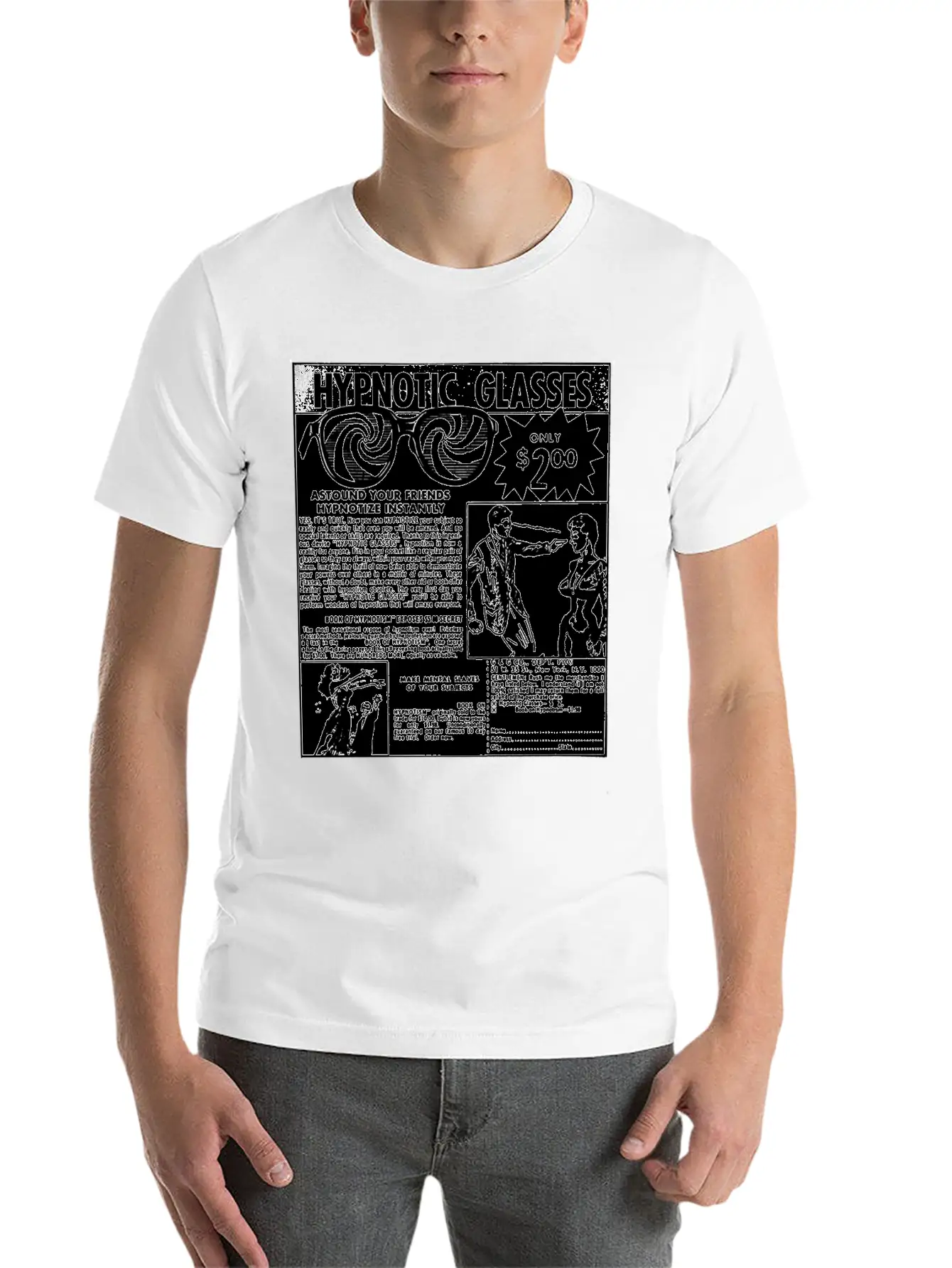 Hypnotic Glasses Classic Cotton Tee – Unisex Comfort For Any Season