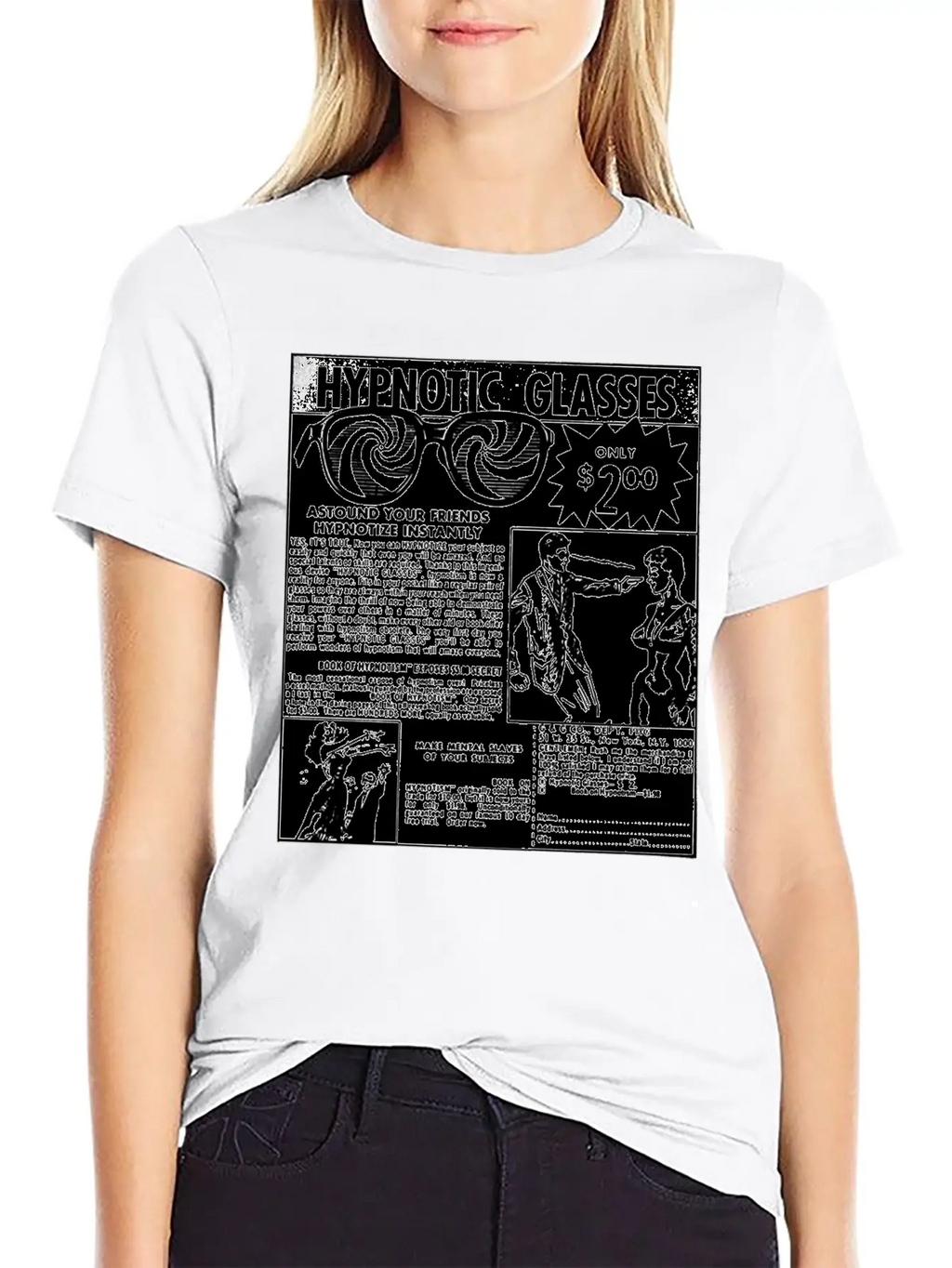 Hypnotic Glasses Classic Cotton Tee – Unisex Comfort For Any Season