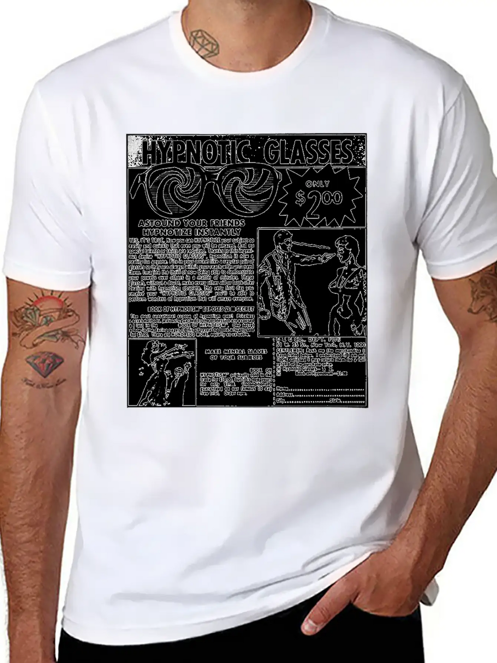 Hypnotic Glasses Classic Cotton Tee – Unisex Comfort For Any Season