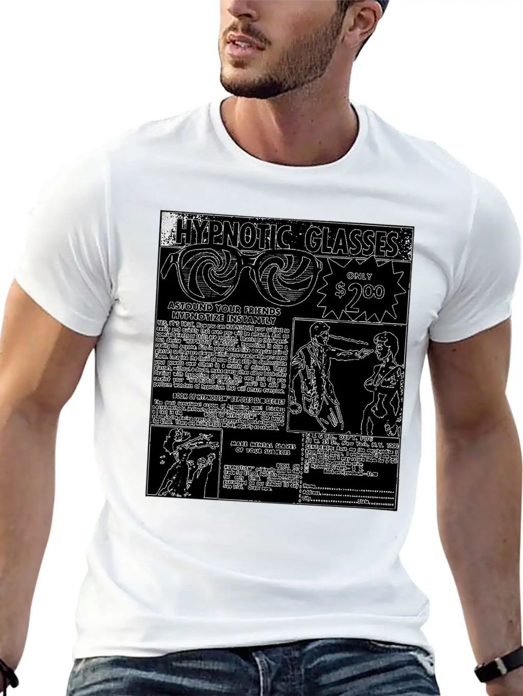Hypnotic Glasses Classic Cotton Tee – Unisex Comfort For Any Season