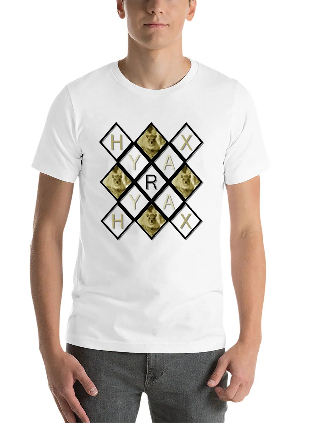 Hyrax Design Stylish Everyday T-Shirt – Unisex Basic Cotton Tee