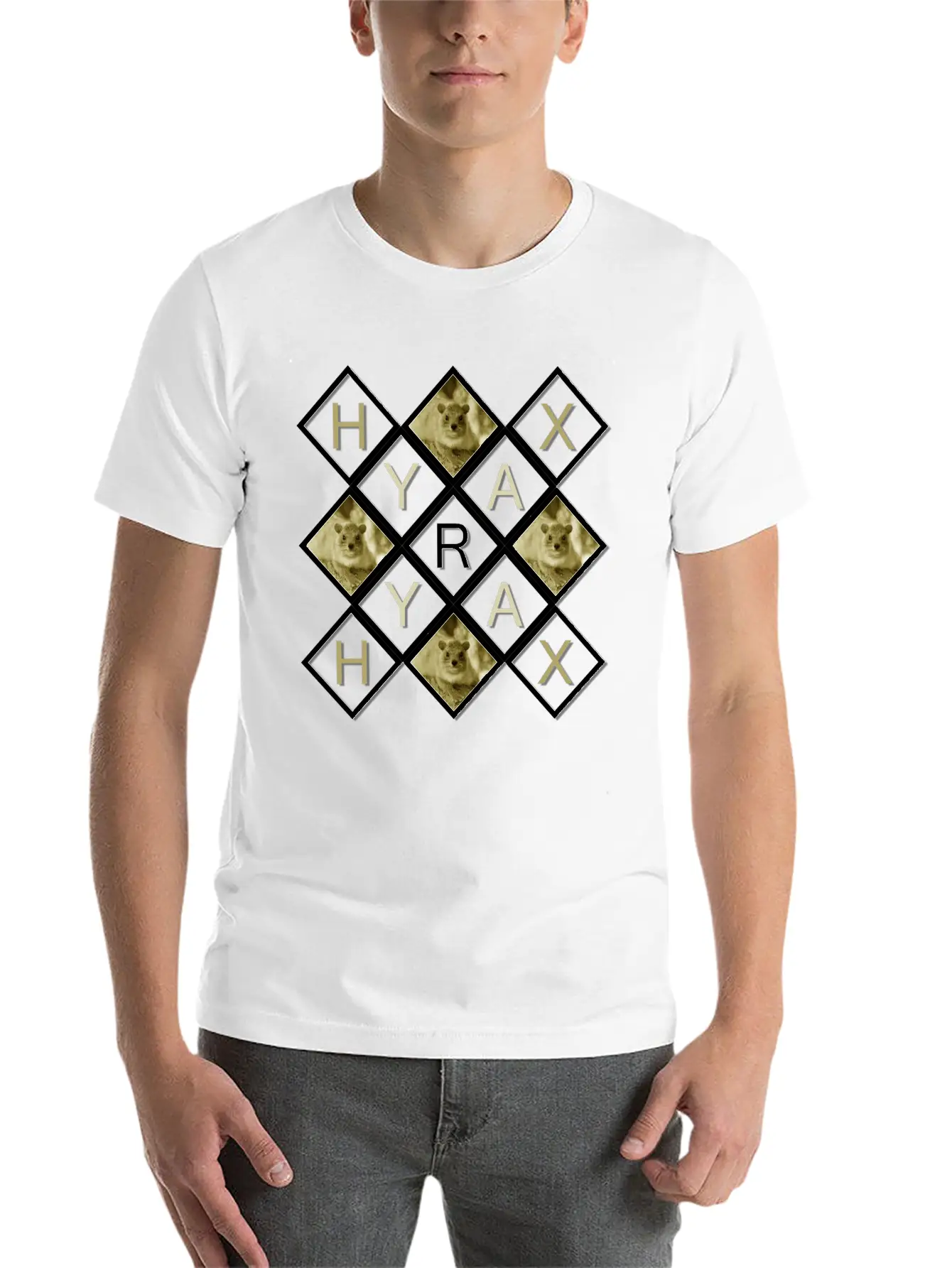 Hyrax Design Stylish Everyday T-Shirt – Unisex Basic Cotton Tee