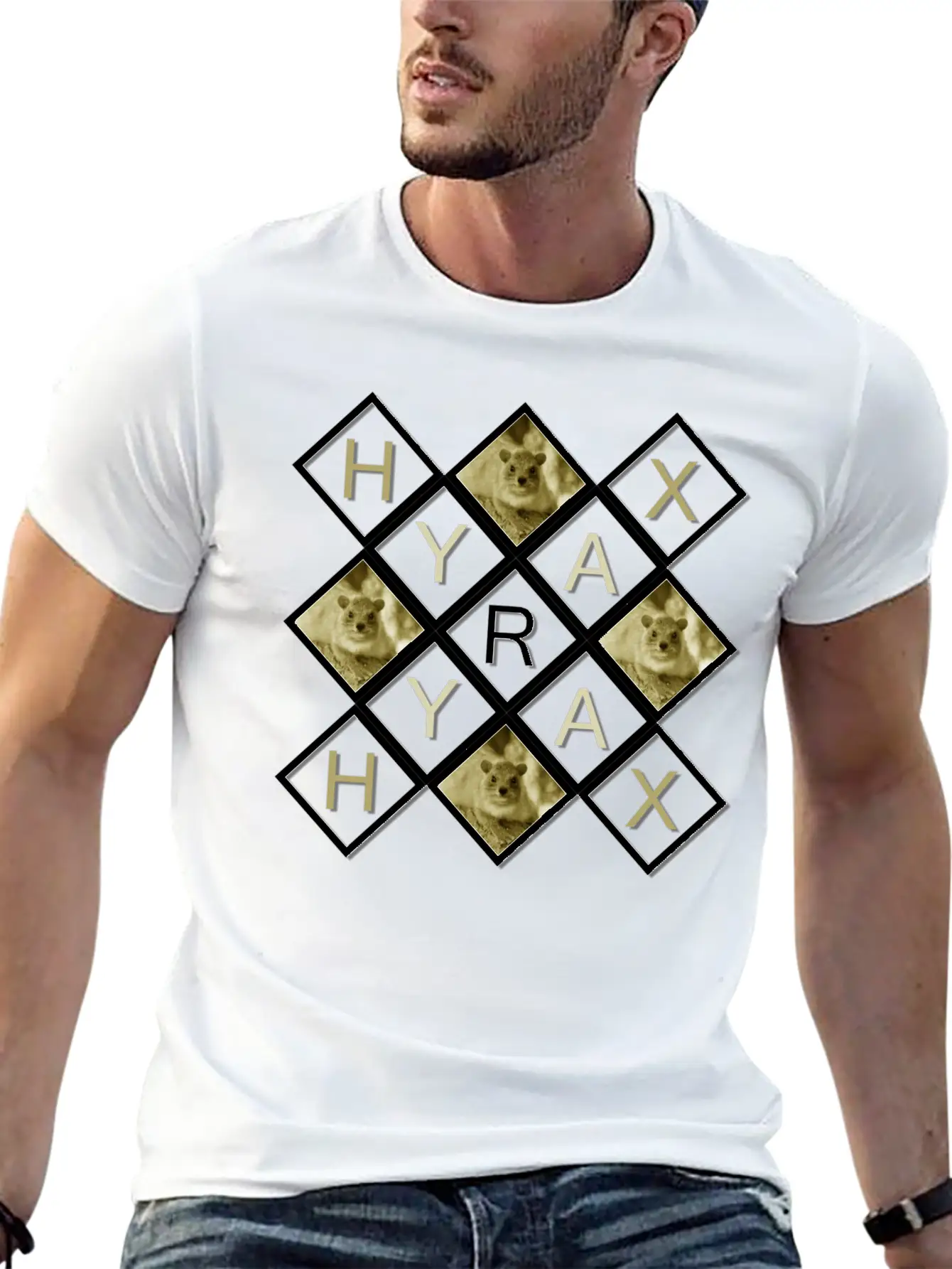 Hyrax Design Stylish Everyday T-Shirt – Unisex Basic Cotton Tee