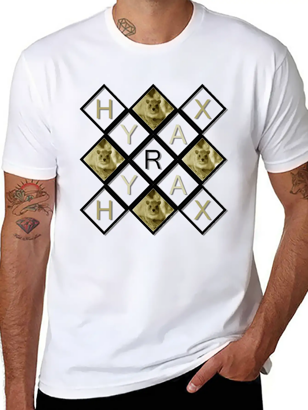 Hyrax Design Stylish Everyday T-Shirt – Unisex Basic Cotton Tee