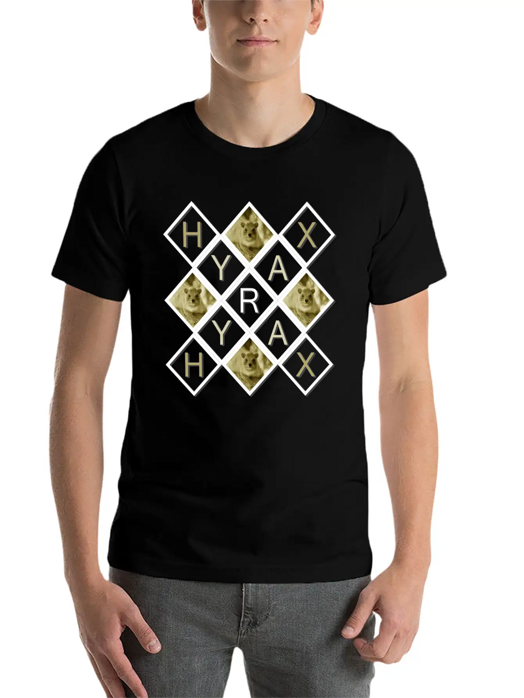 Hyrax Design Stylish Everyday T-Shirt – Unisex Basic Cotton Tee