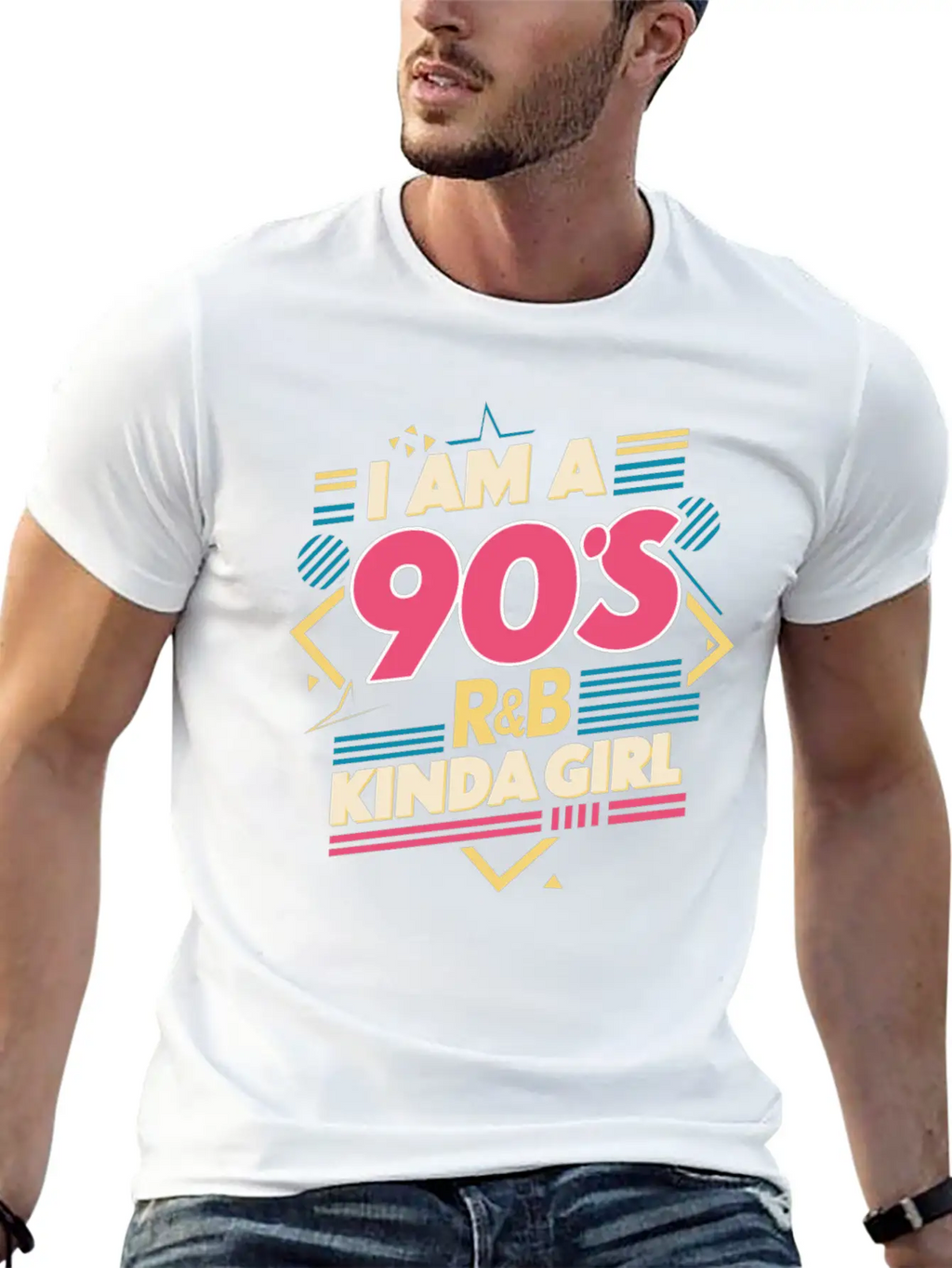 I Am A 90s R&B Kinda Girl Timeless Short Sleeve Tee – Comfy And Minimalist Design