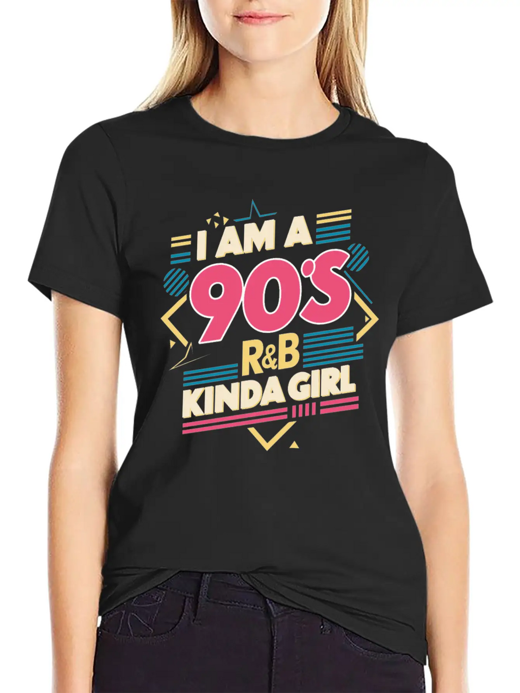I Am A 90s R&B Kinda Girl Timeless Short Sleeve Tee – Comfy And Minimalist Design