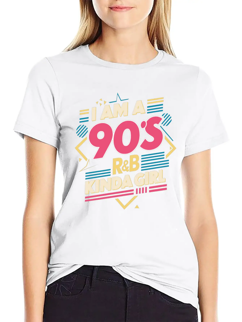 I Am A 90s R&B Kinda Girl Timeless Short Sleeve Tee – Comfy And Minimalist Design