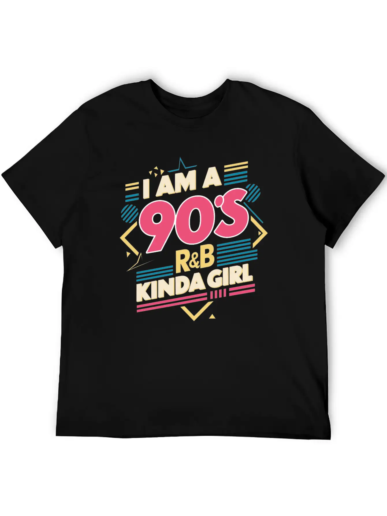 I Am A 90s R&B Kinda Girl Timeless Short Sleeve Tee – Comfy And Minimalist Design