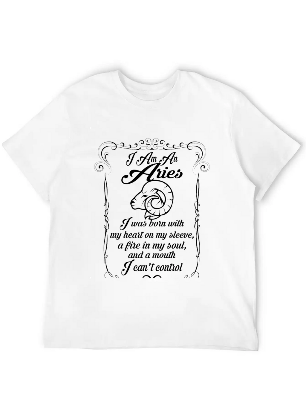 I Am A Aries Classic Cotton Tee – Unisex Comfort For Any Season