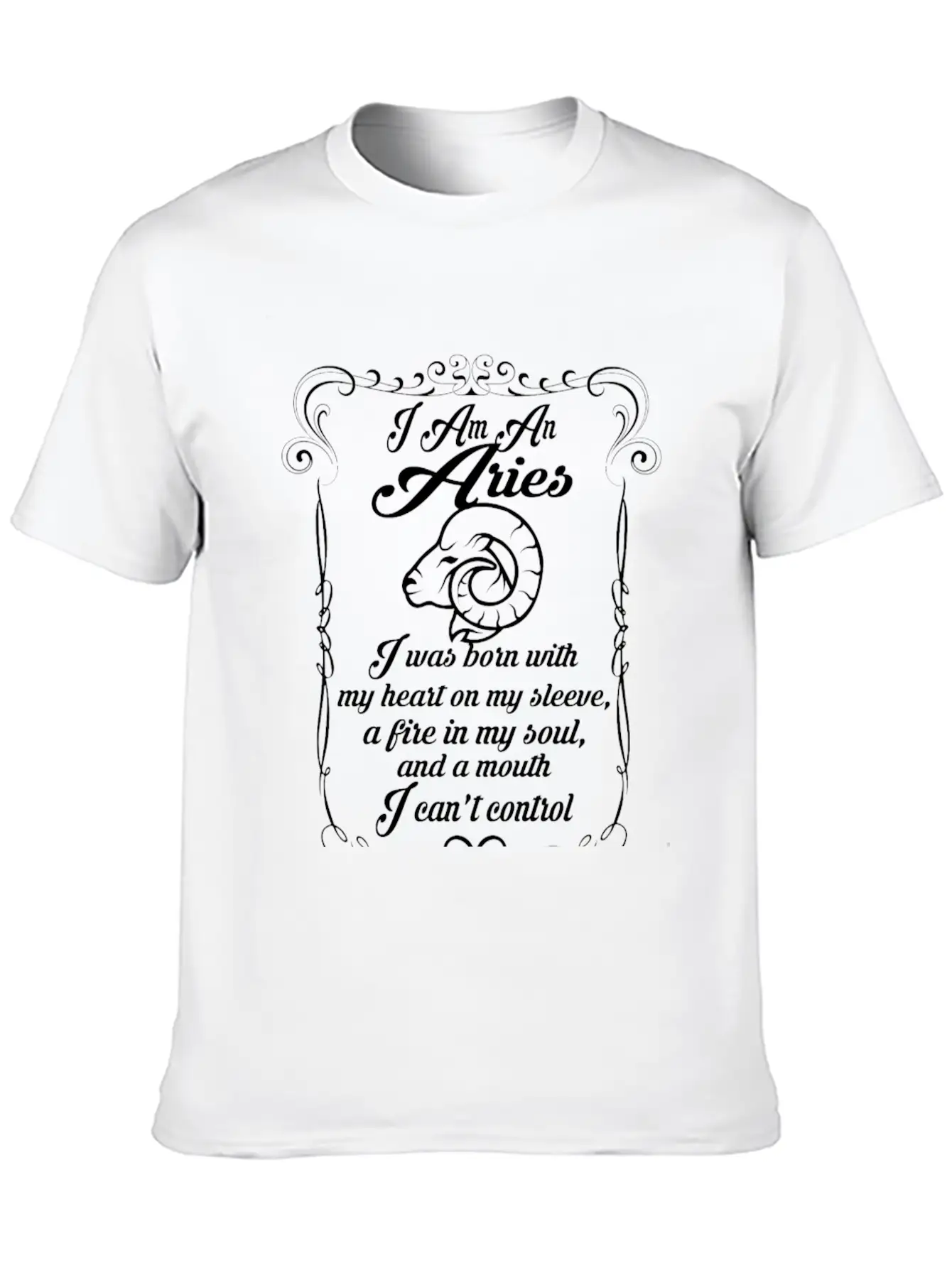 I Am A Aries Classic Cotton Tee – Unisex Comfort For Any Season