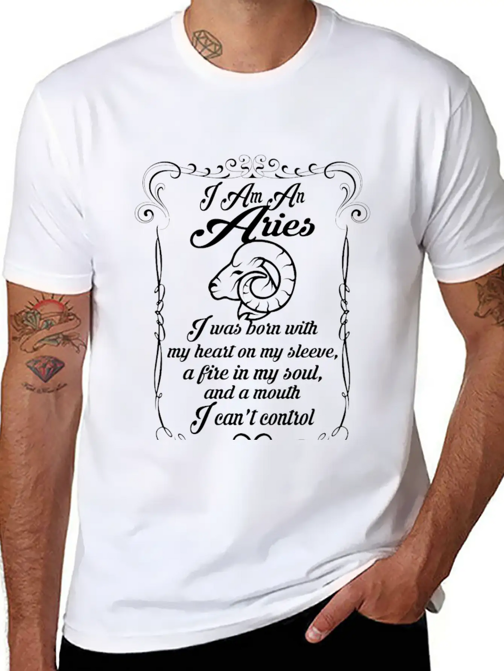 I Am A Aries Classic Cotton Tee – Unisex Comfort For Any Season
