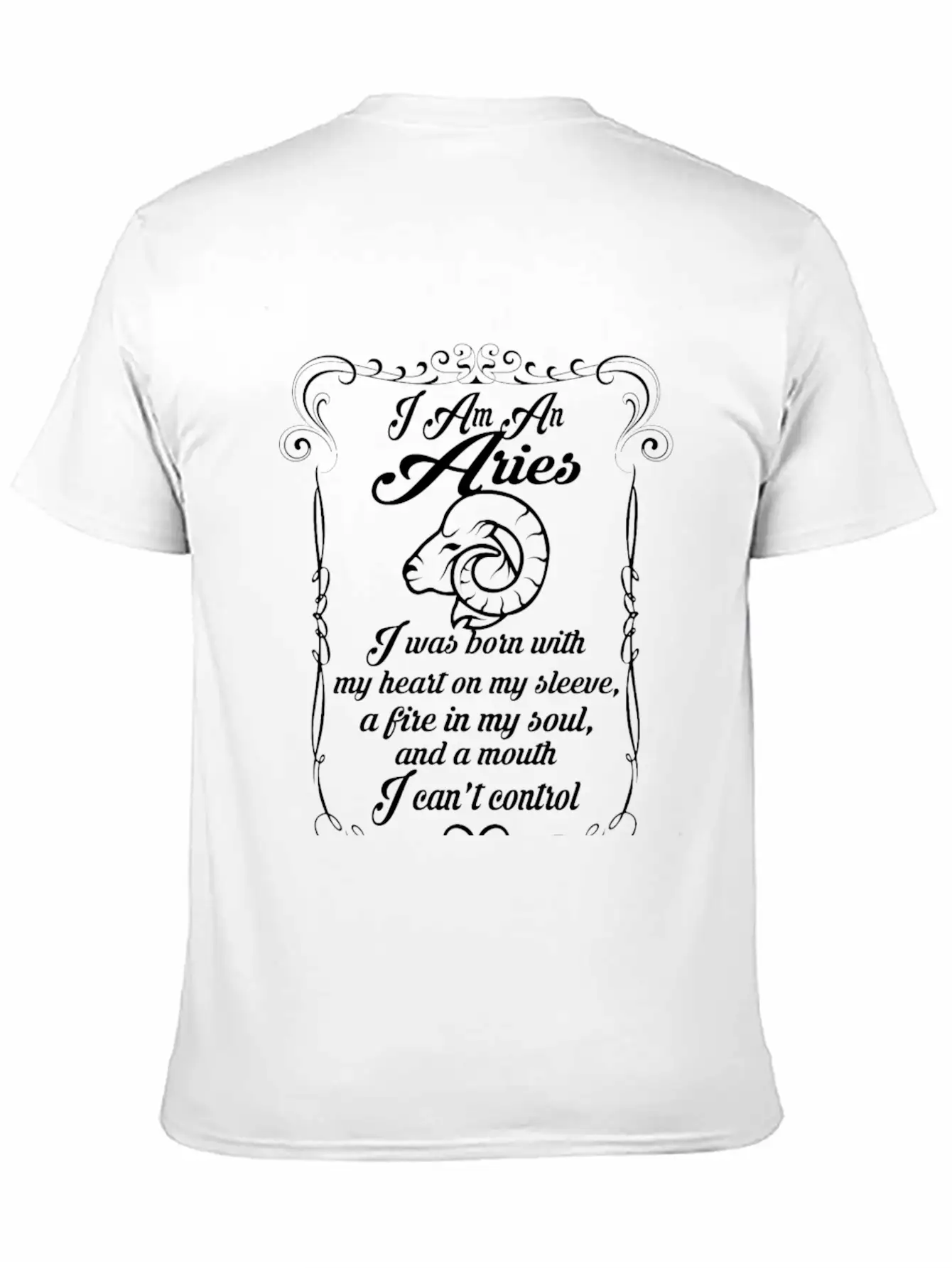 I Am A Aries Classic Cotton Tee – Unisex Comfort For Any Season