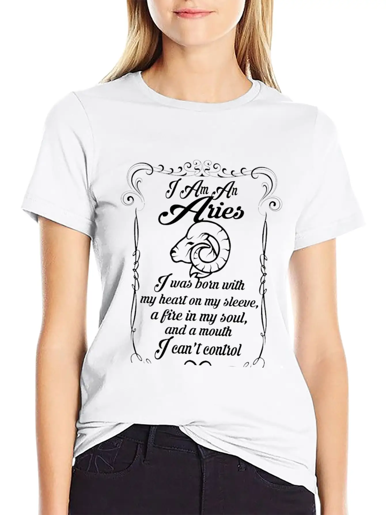 I Am A Aries Classic Cotton Tee – Unisex Comfort For Any Season