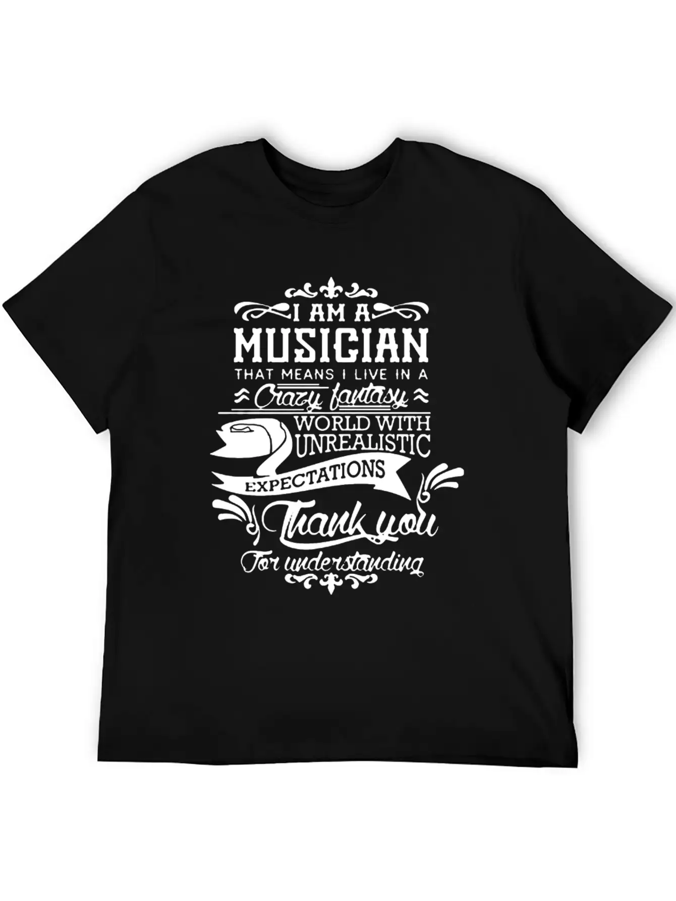 I Am A Musician Shirt Breathable Soft Cotton T-Shirt – Timeless Casual Look