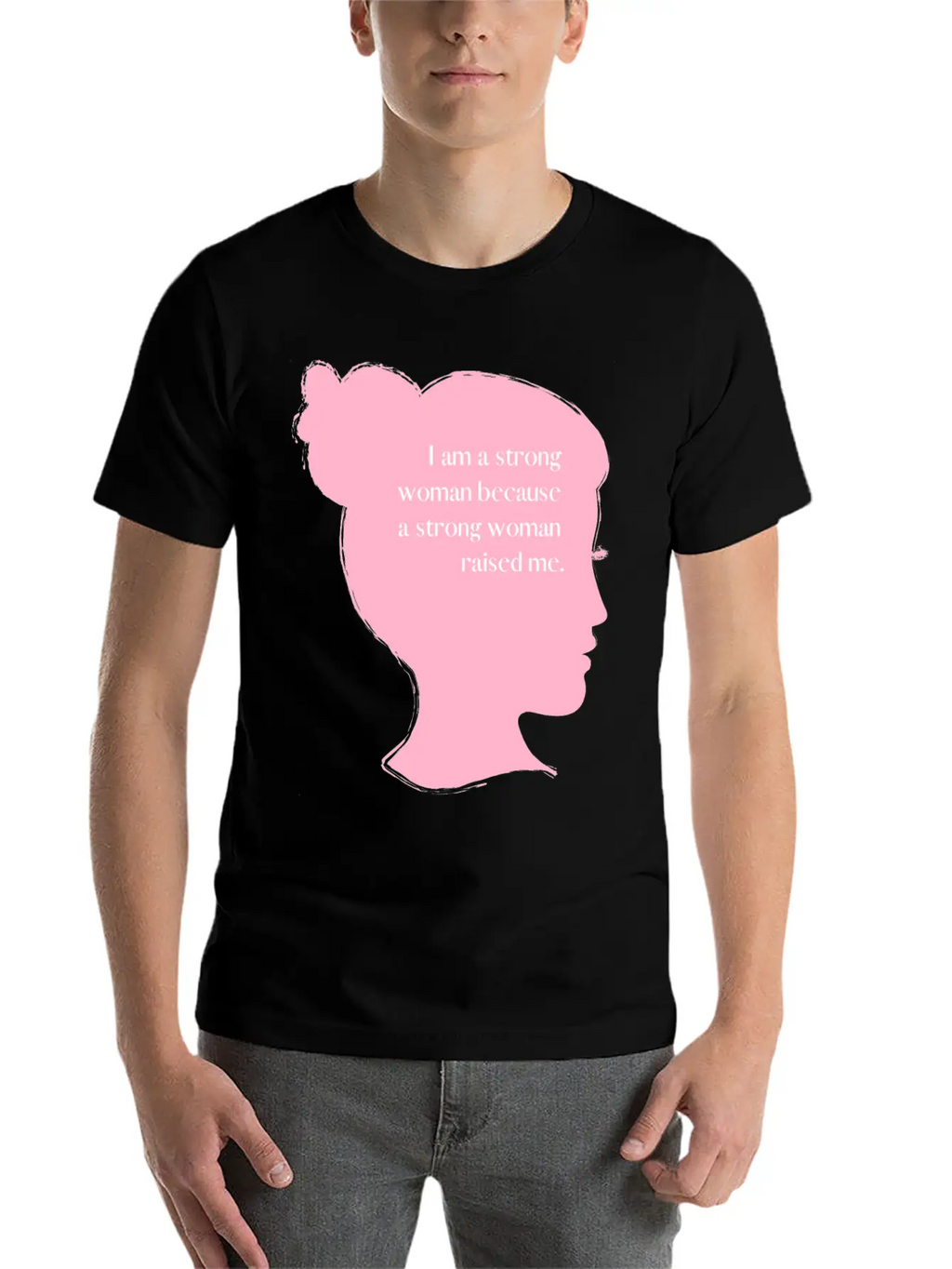 I Am A Strong Woman Basic Graphic T-Shirt – Daily Comfort In Soft Cotton