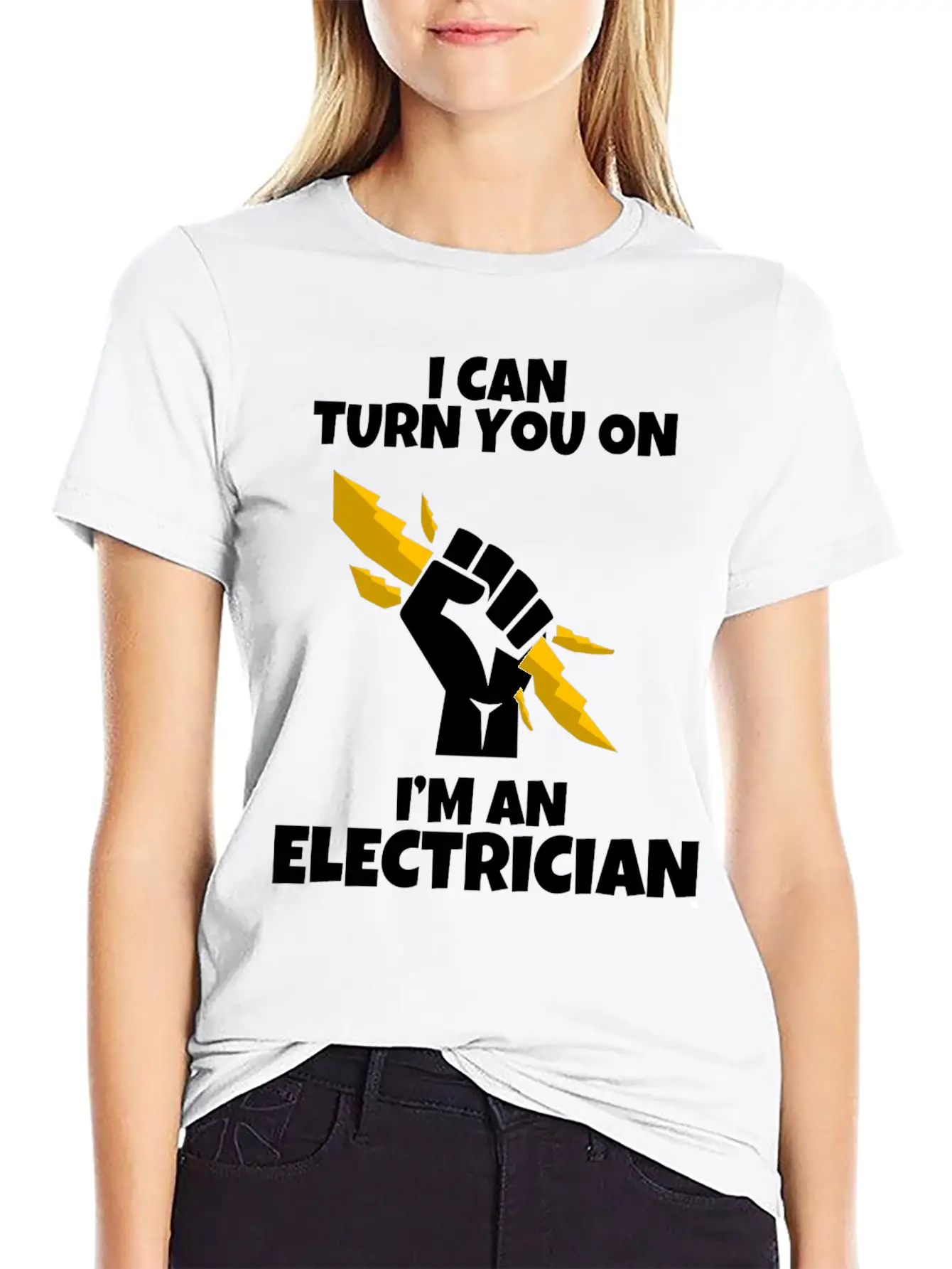 I Am An Electrician I Love Gift Profession Basic Graphic T-Shirt – Daily Comfort In Soft Cotton