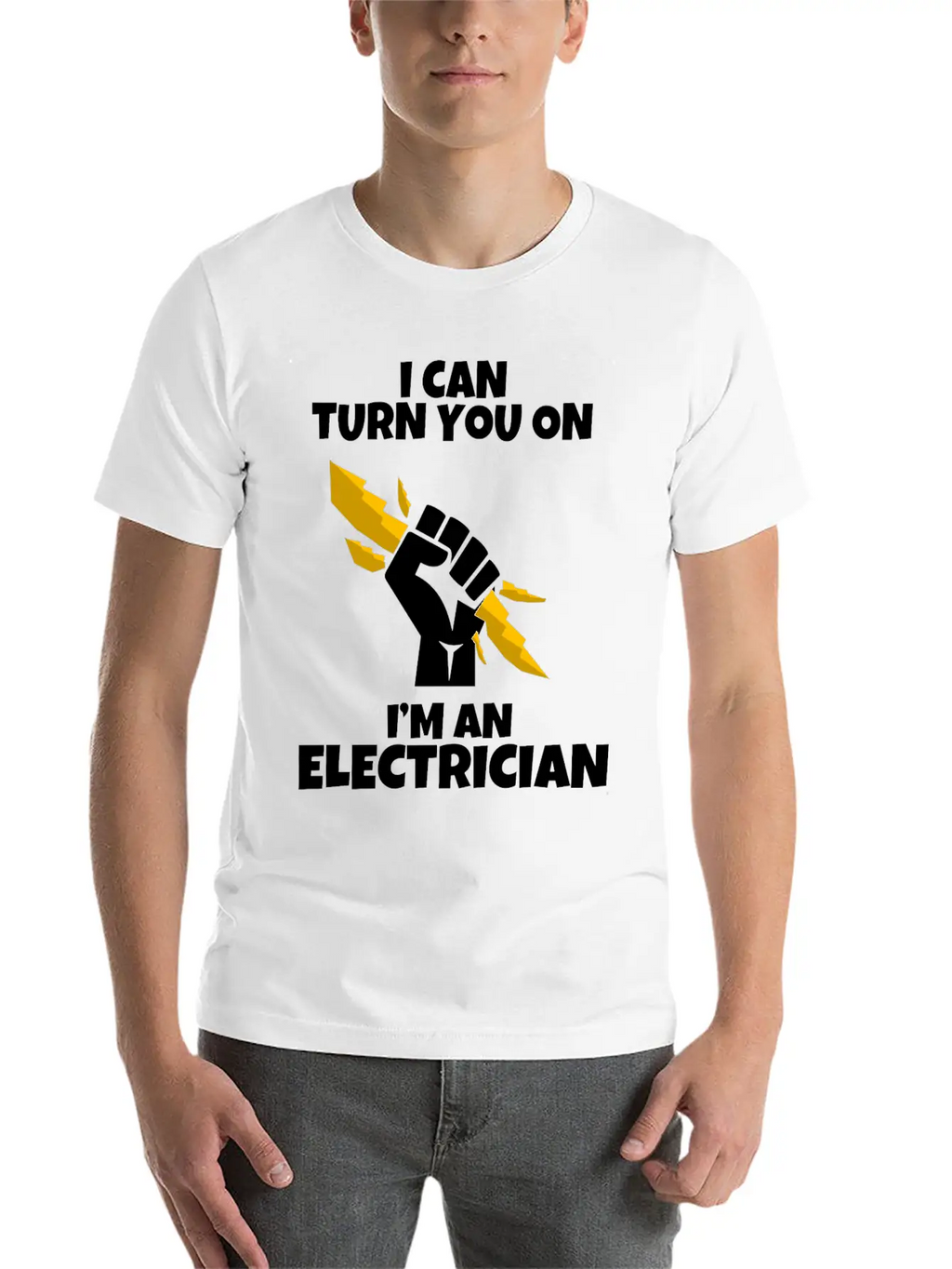 I Am An Electrician I Love Gift Profession Basic Graphic T-Shirt – Daily Comfort In Soft Cotton
