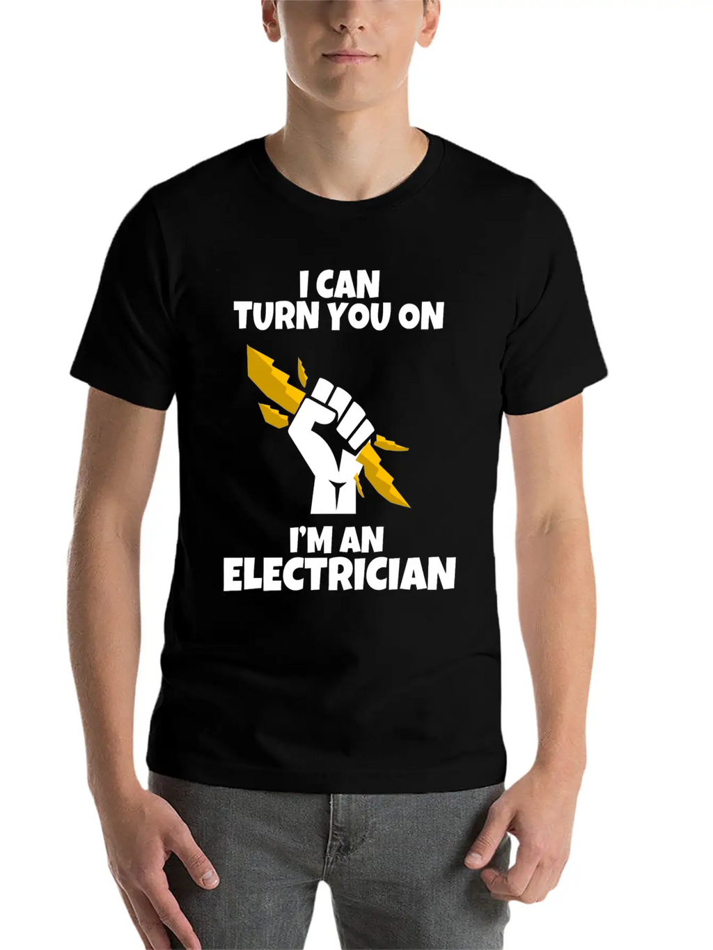 I Am An Electrician I Love Gift Profession Basic Graphic T-Shirt – Daily Comfort In Soft Cotton