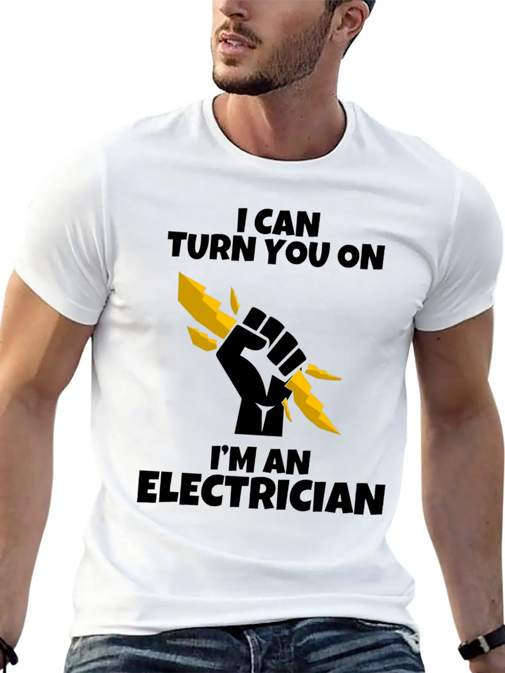 I Am An Electrician I Love Gift Profession Basic Graphic T-Shirt – Daily Comfort In Soft Cotton