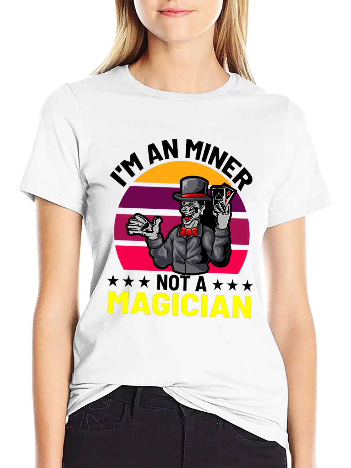 I Am An Miner Not A Magician Essential Cotton Tee For Daily Outfits – Unisex Style