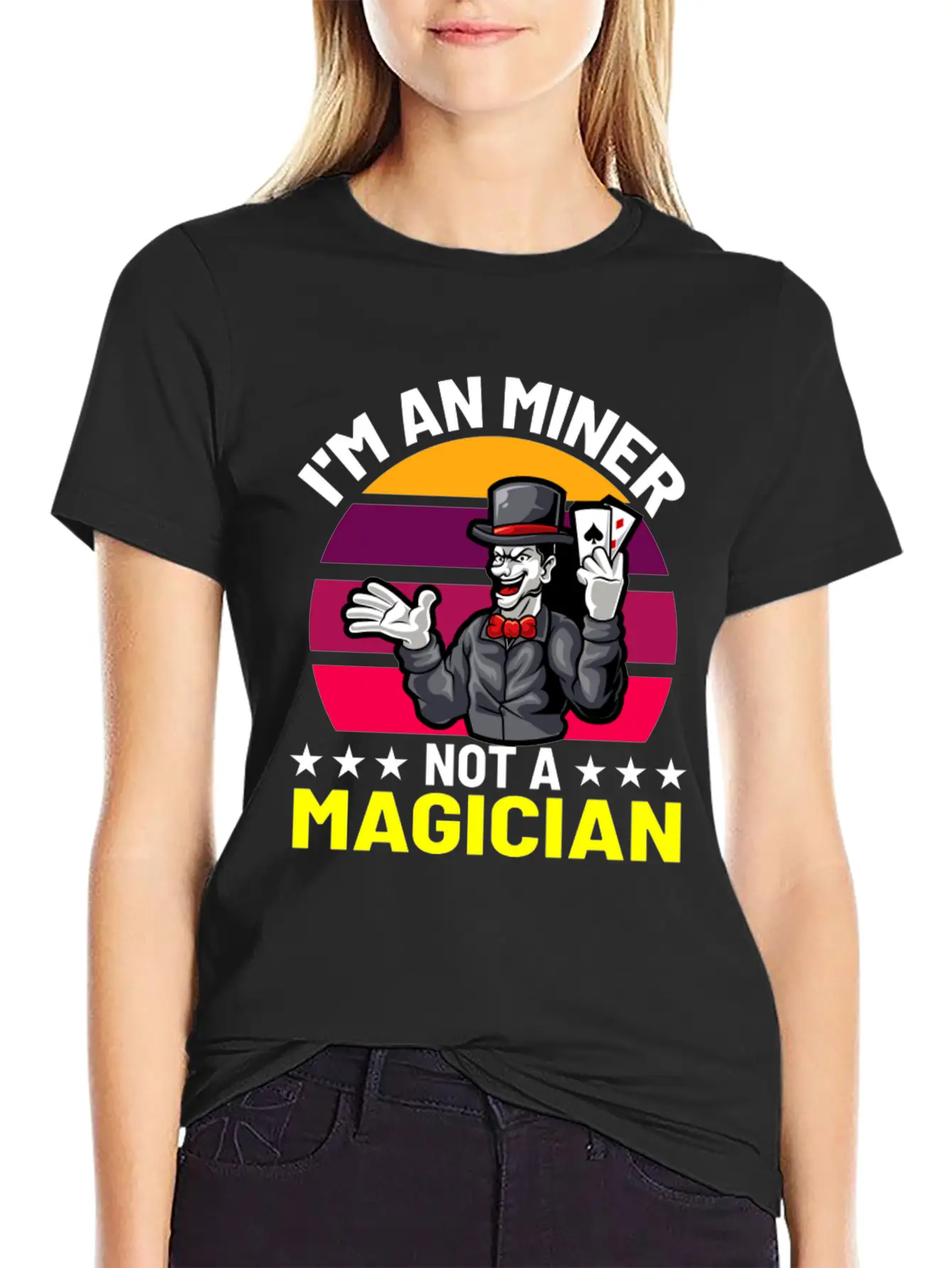 I Am An Miner Not A Magician Essential Cotton Tee For Daily Outfits – Unisex Style