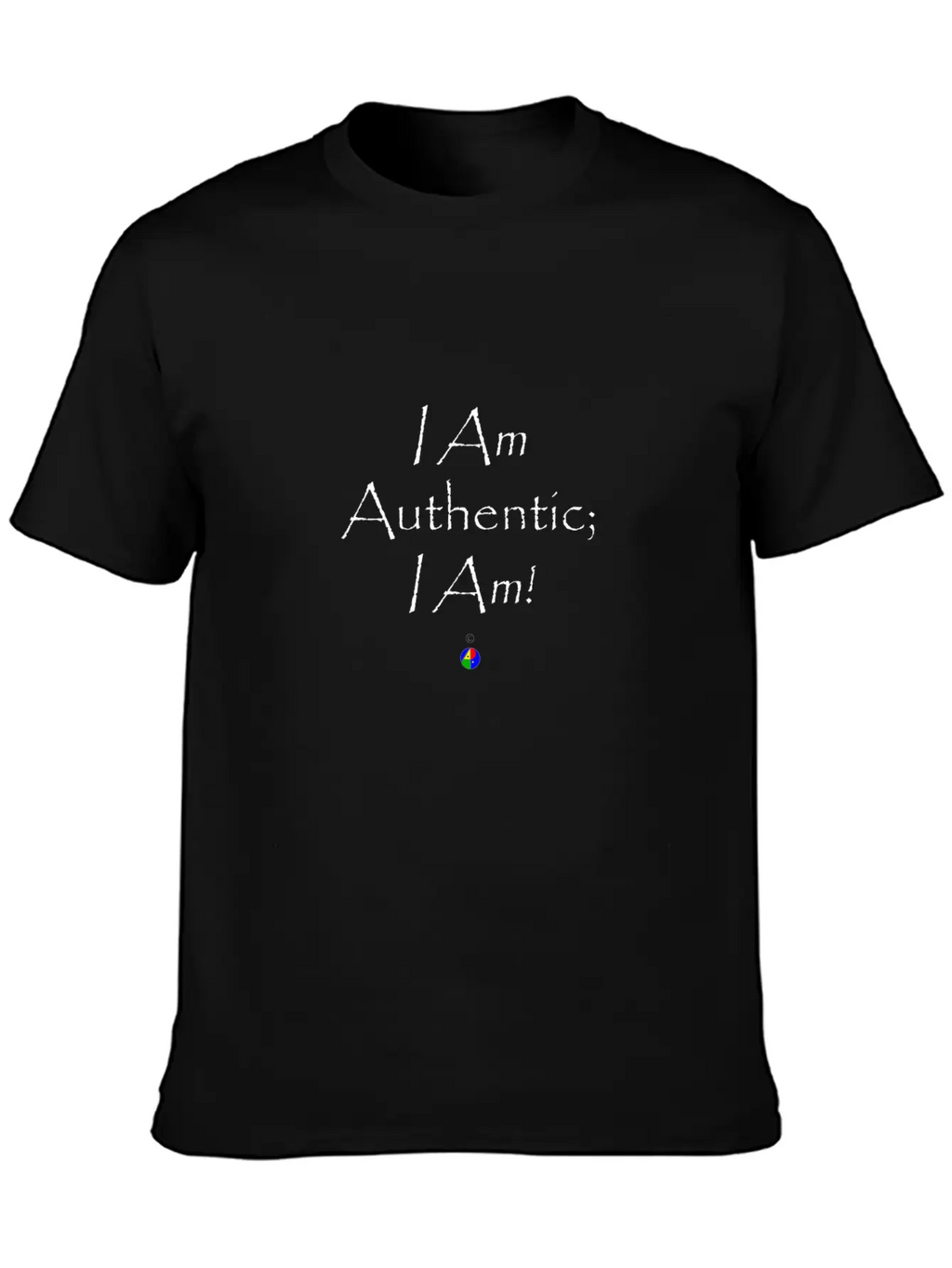 I_Am_Authentic_dark Stylish Everyday T-Shirt – Unisex Basic Cotton Tee