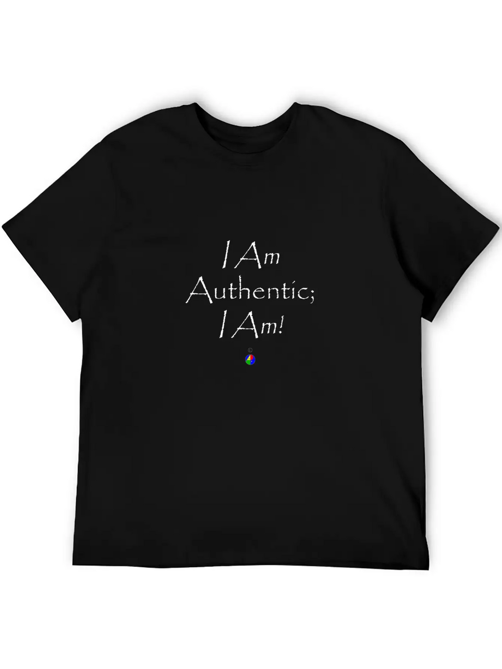 I_Am_Authentic_dark Stylish Everyday T-Shirt – Unisex Basic Cotton Tee