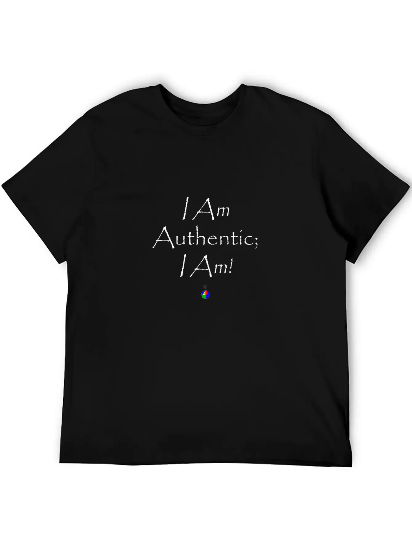 I_Am_Authentic_dark Stylish Everyday T-Shirt – Unisex Basic Cotton Tee