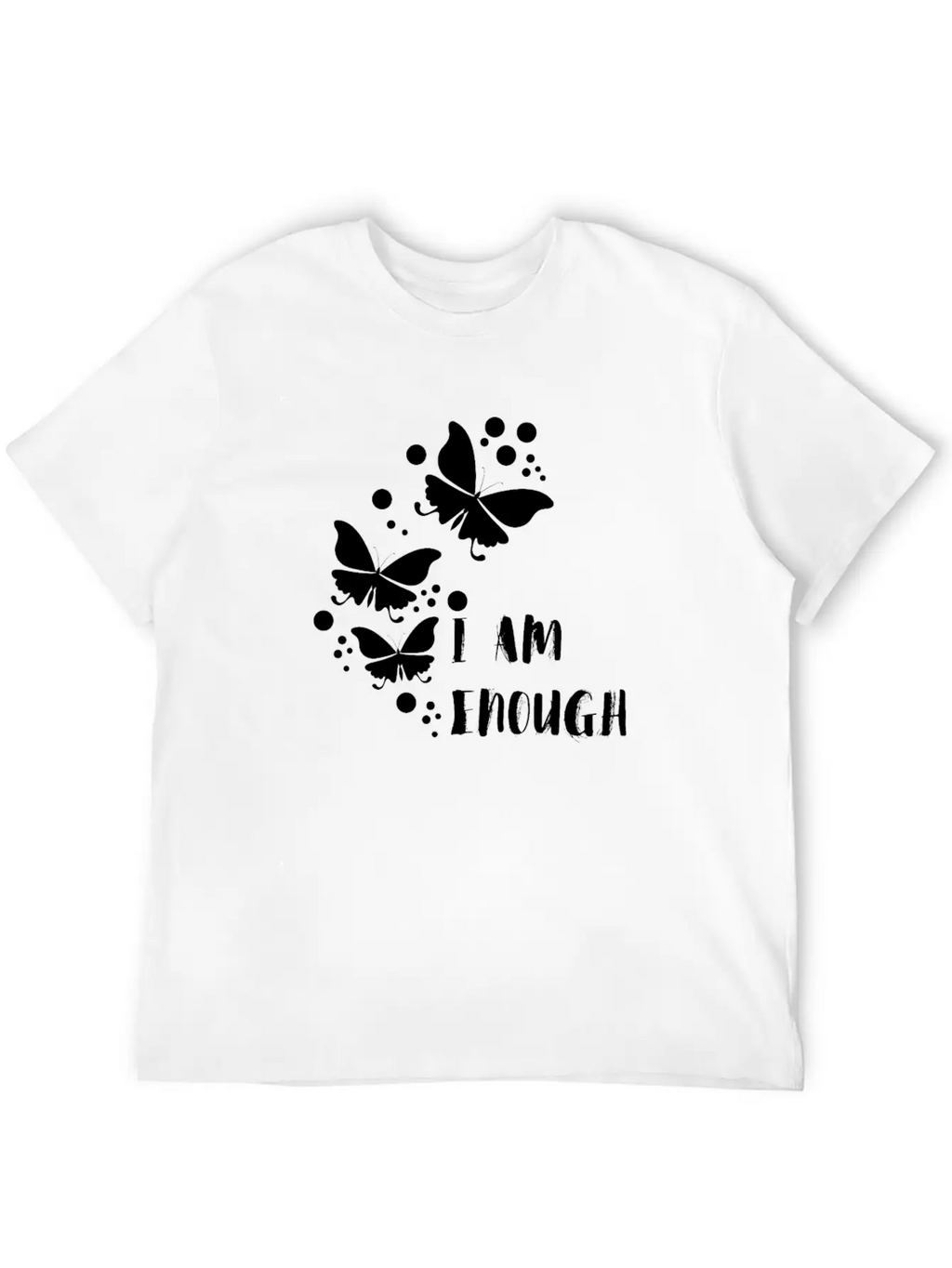 I Am Enough Unisex Casual T-Shirt – Clean Design For Daily Comfort