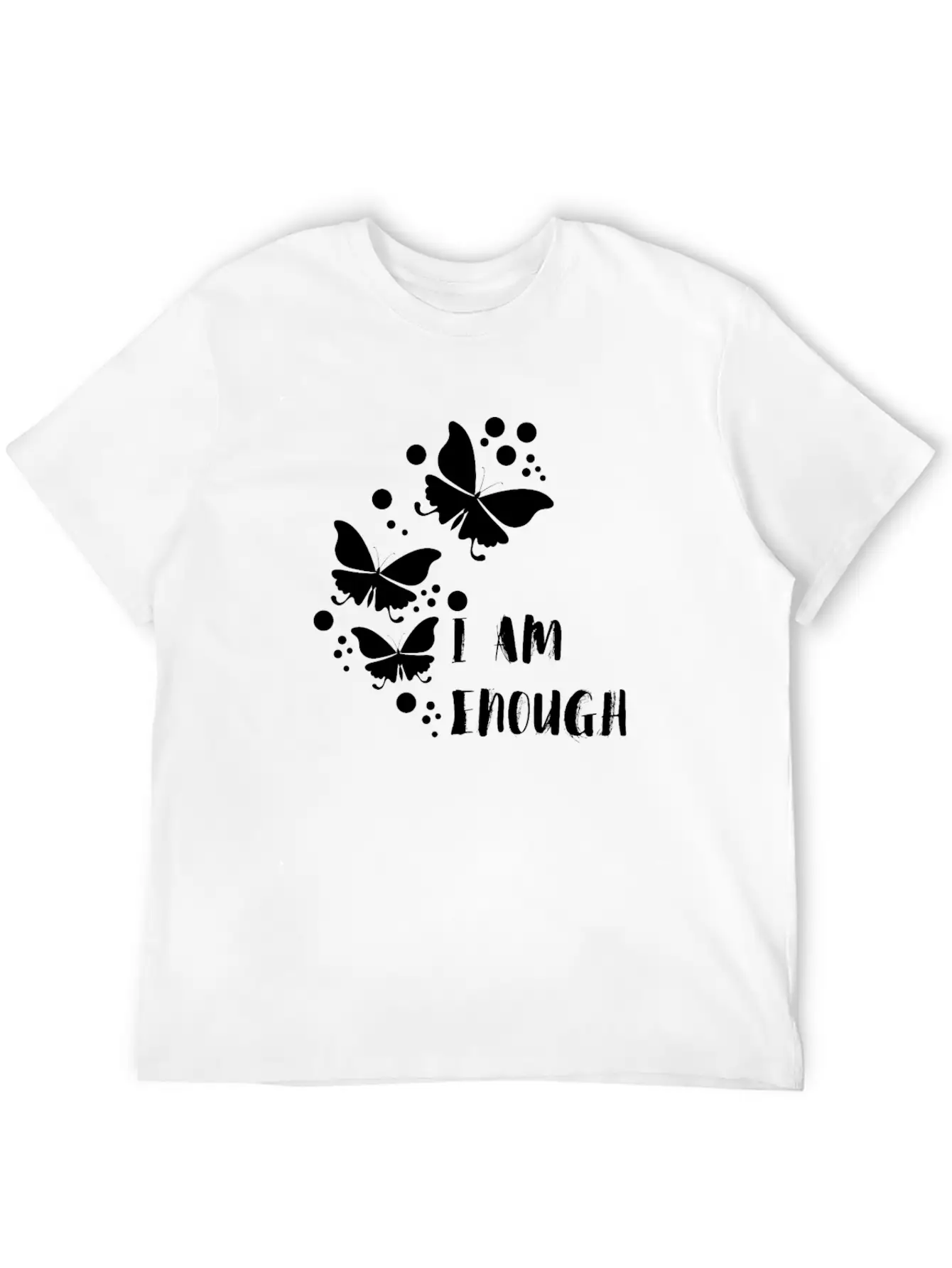 I Am Enough Unisex Casual T-Shirt – Clean Design For Daily Comfort