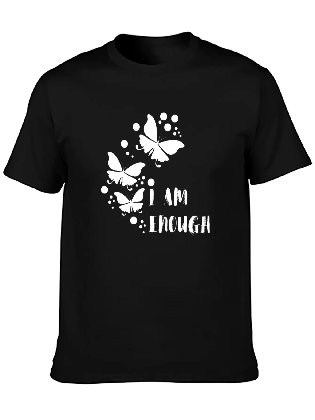 I Am Enough Unisex Casual T-Shirt – Clean Design For Daily Comfort