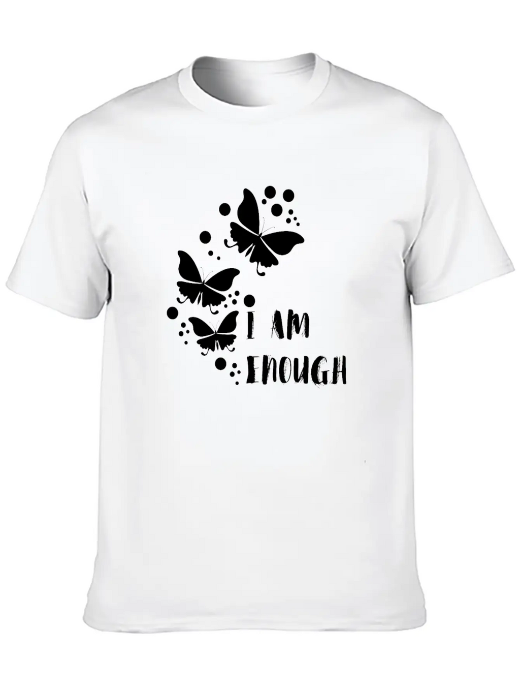 I Am Enough Unisex Casual T-Shirt – Clean Design For Daily Comfort