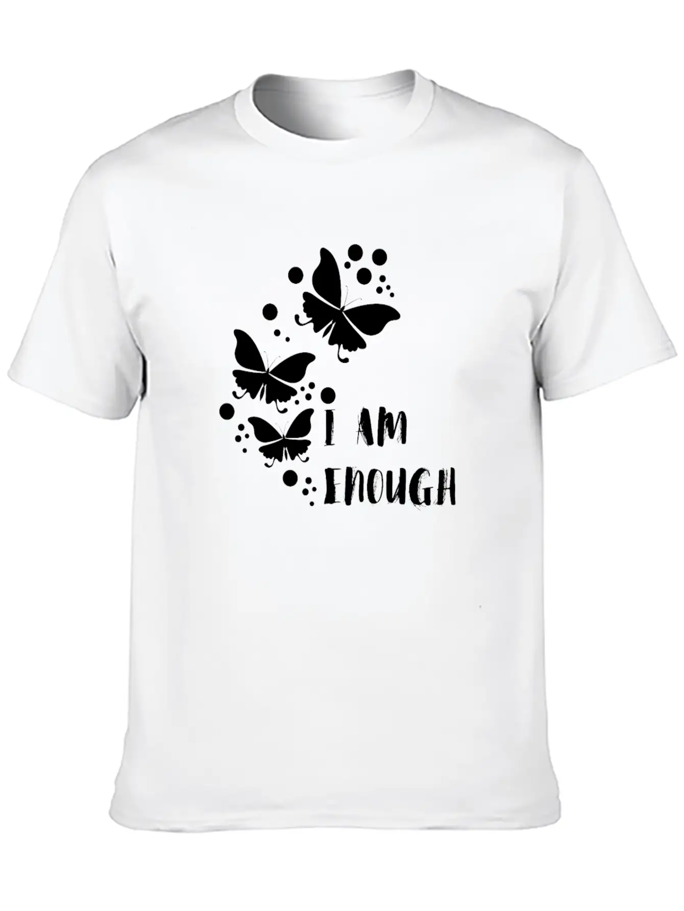 I Am Enough Unisex Casual T-Shirt – Clean Design For Daily Comfort
