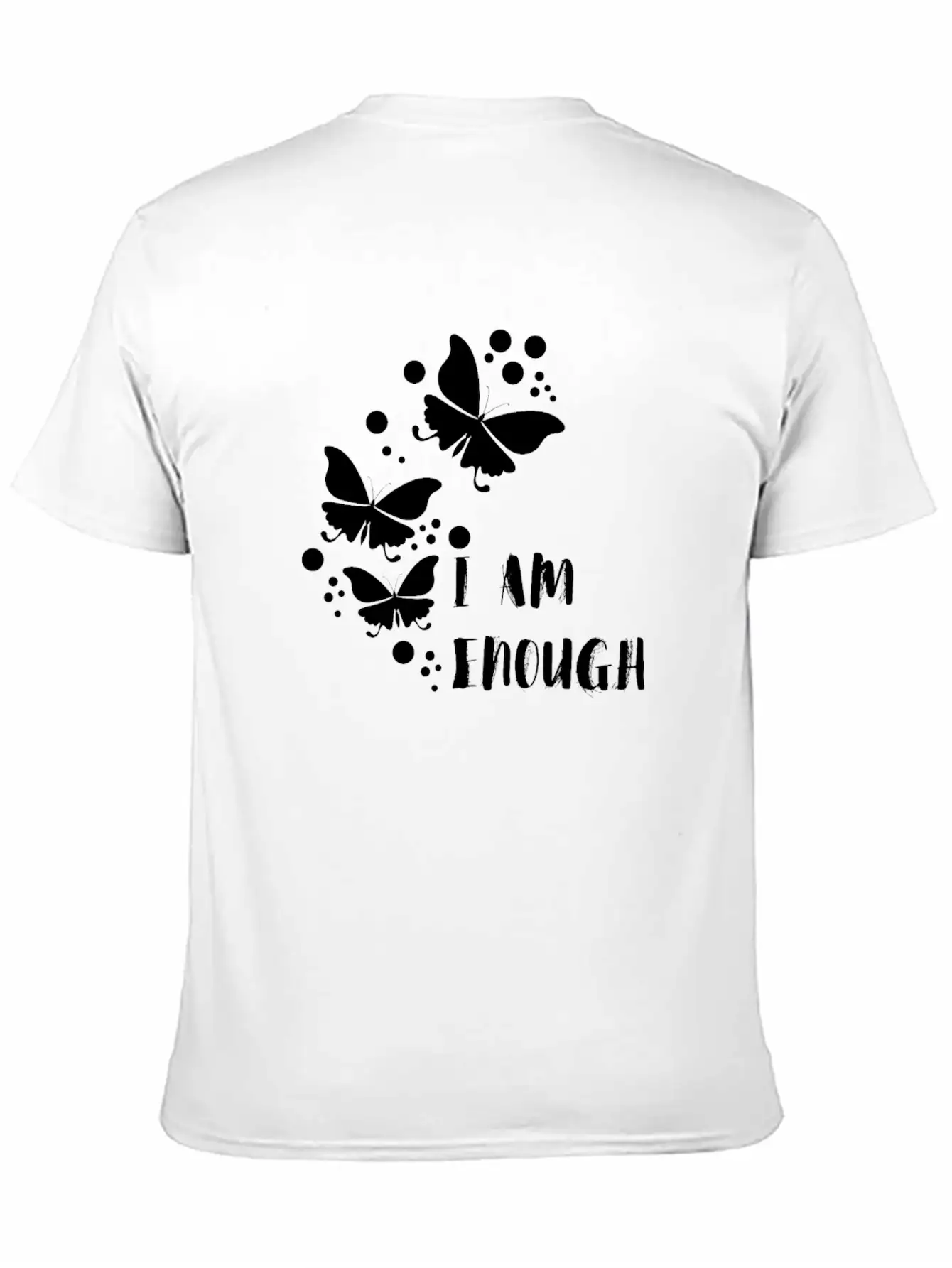 I Am Enough Unisex Casual T-Shirt – Clean Design For Daily Comfort