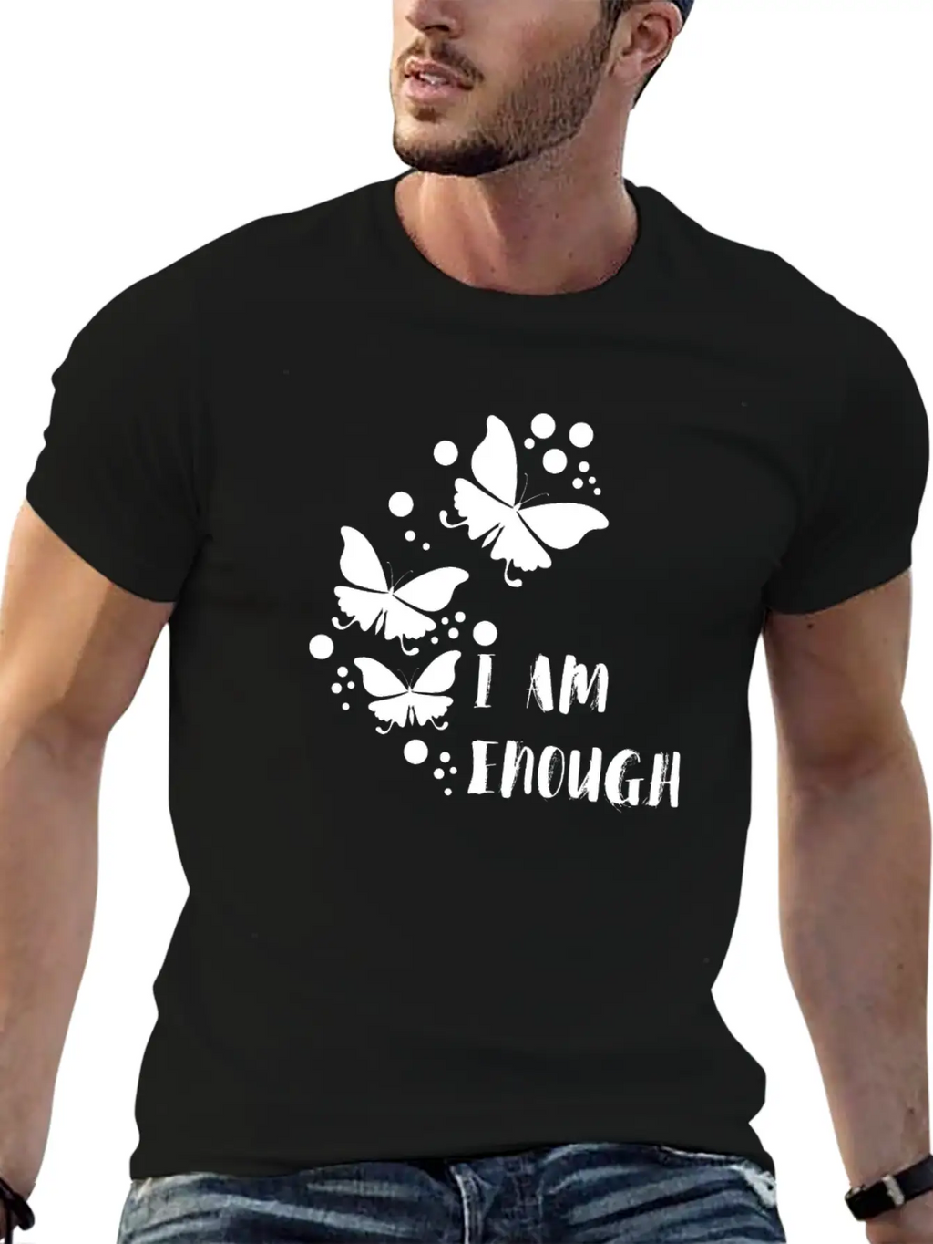 I Am Enough Unisex Casual T-Shirt – Clean Design For Daily Comfort